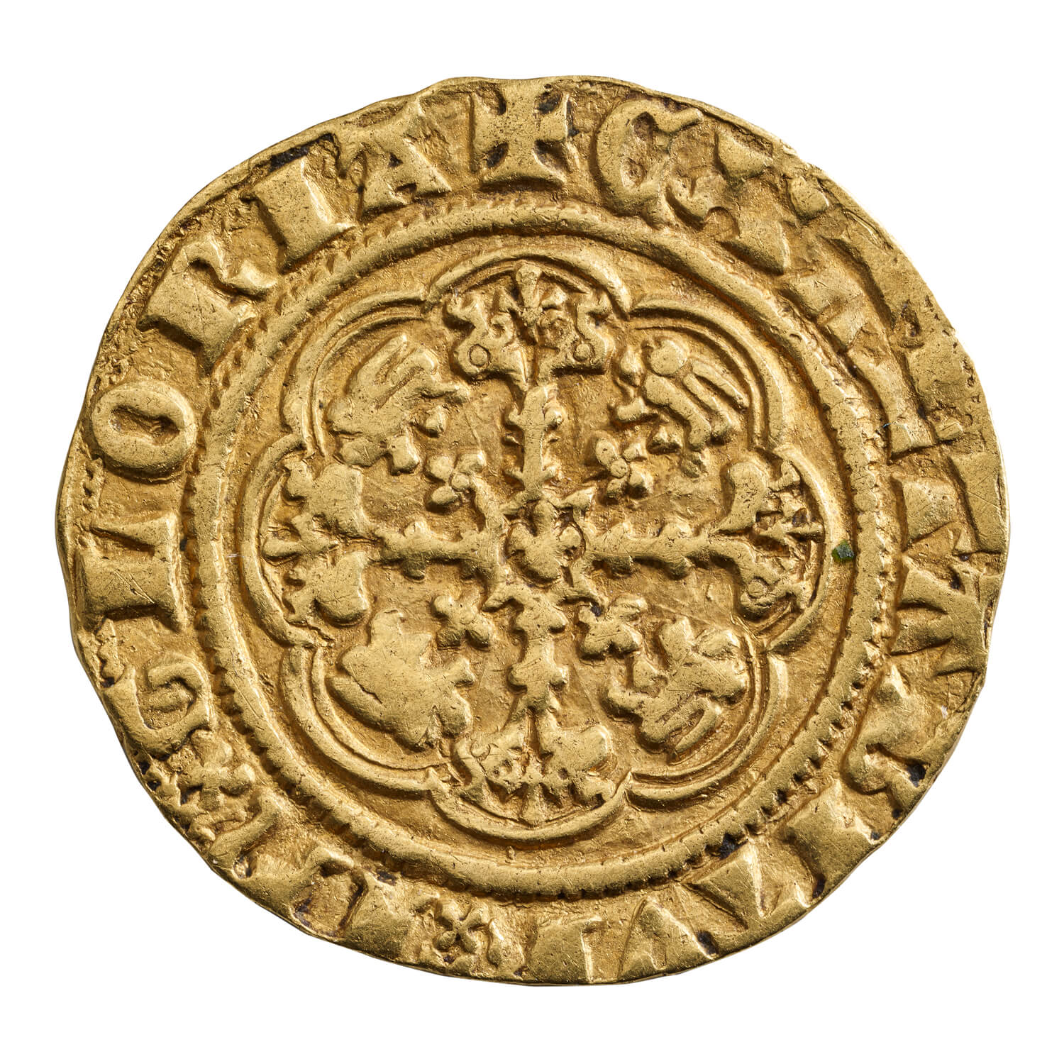 1344–1470 Quarter Noble Gold Coin