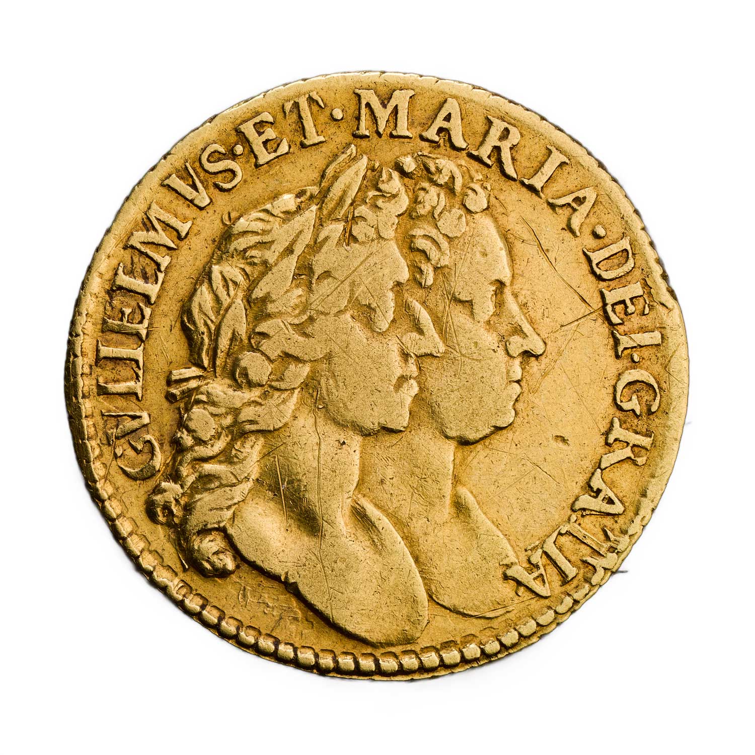 1689 William & Mary Gold Guinea