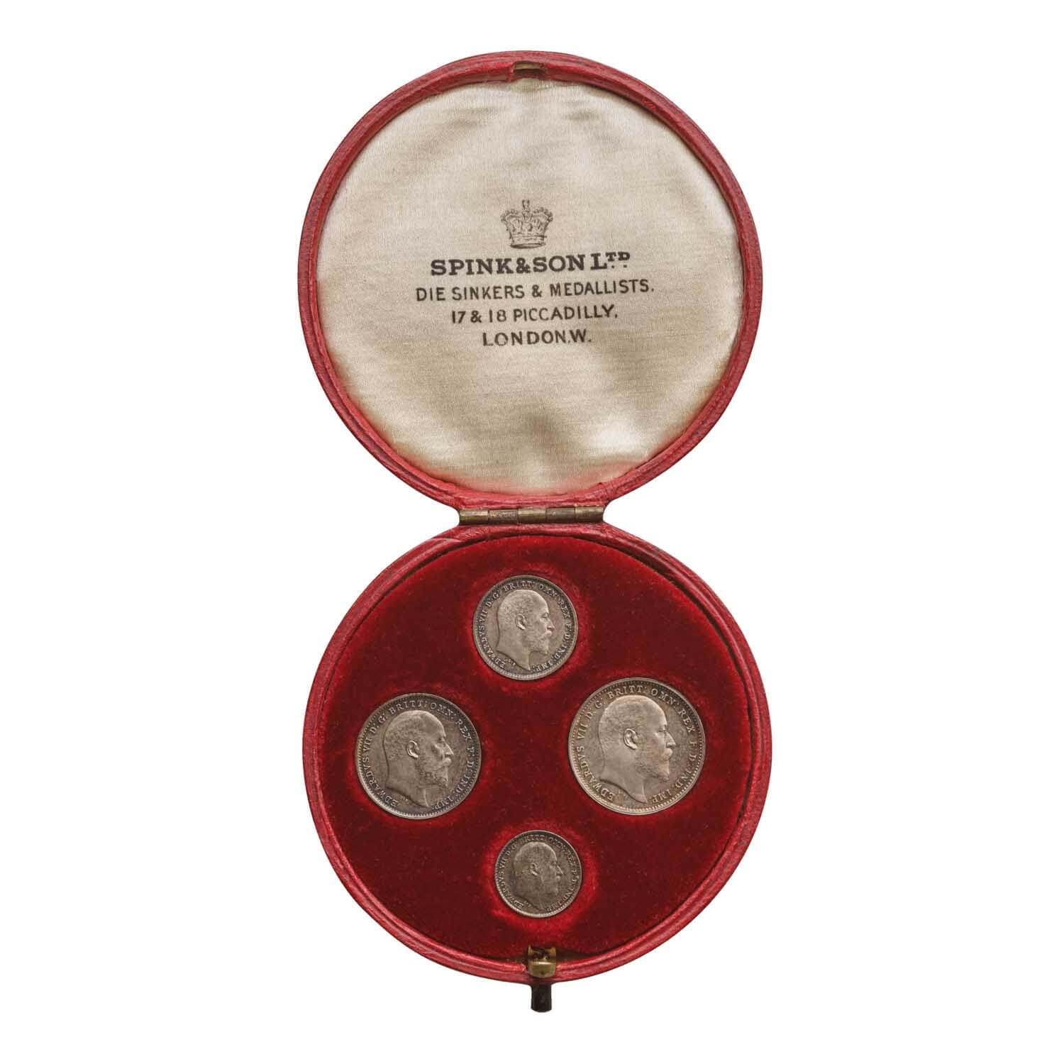 1909 Edward VII Maundy Set