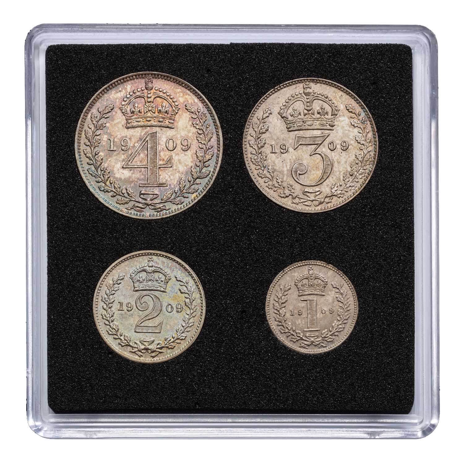 1909 Edward VII Maundy Set