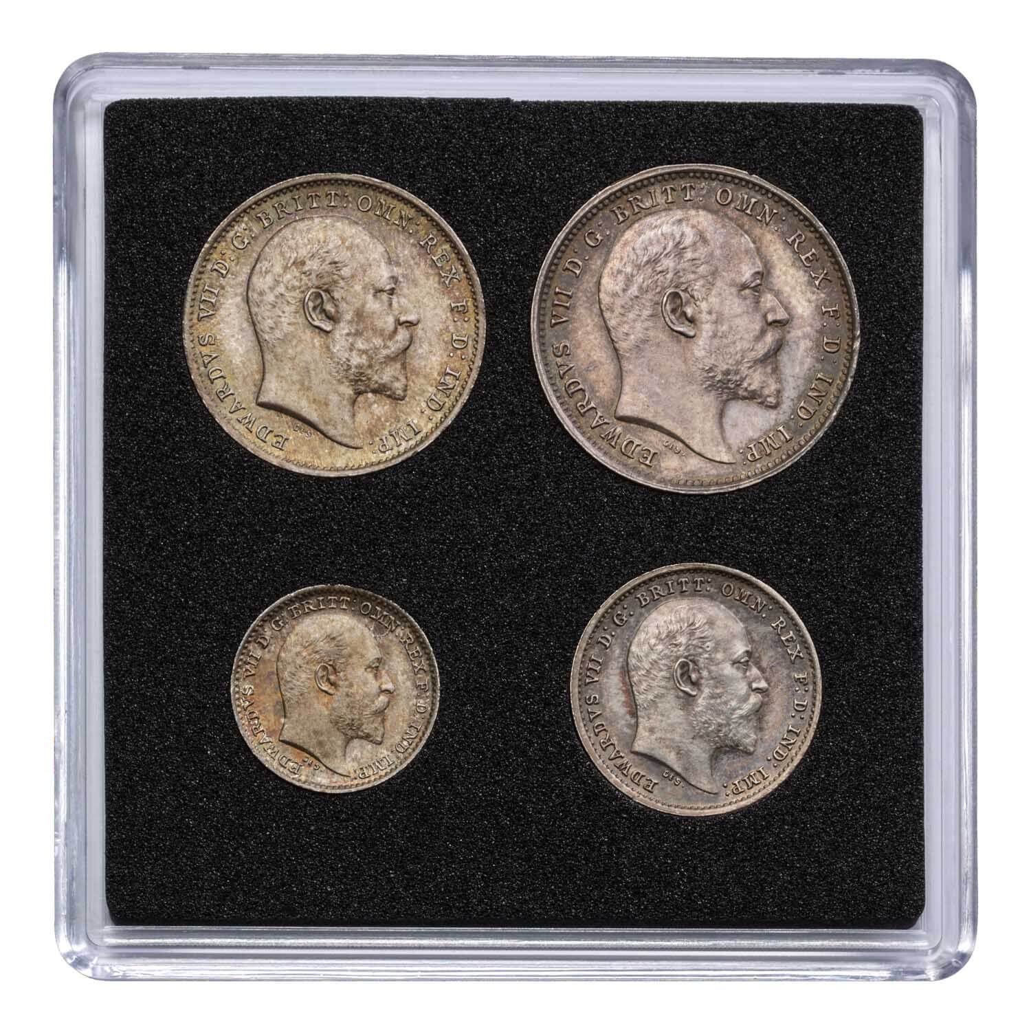 1910 Edward VII Maundy Set