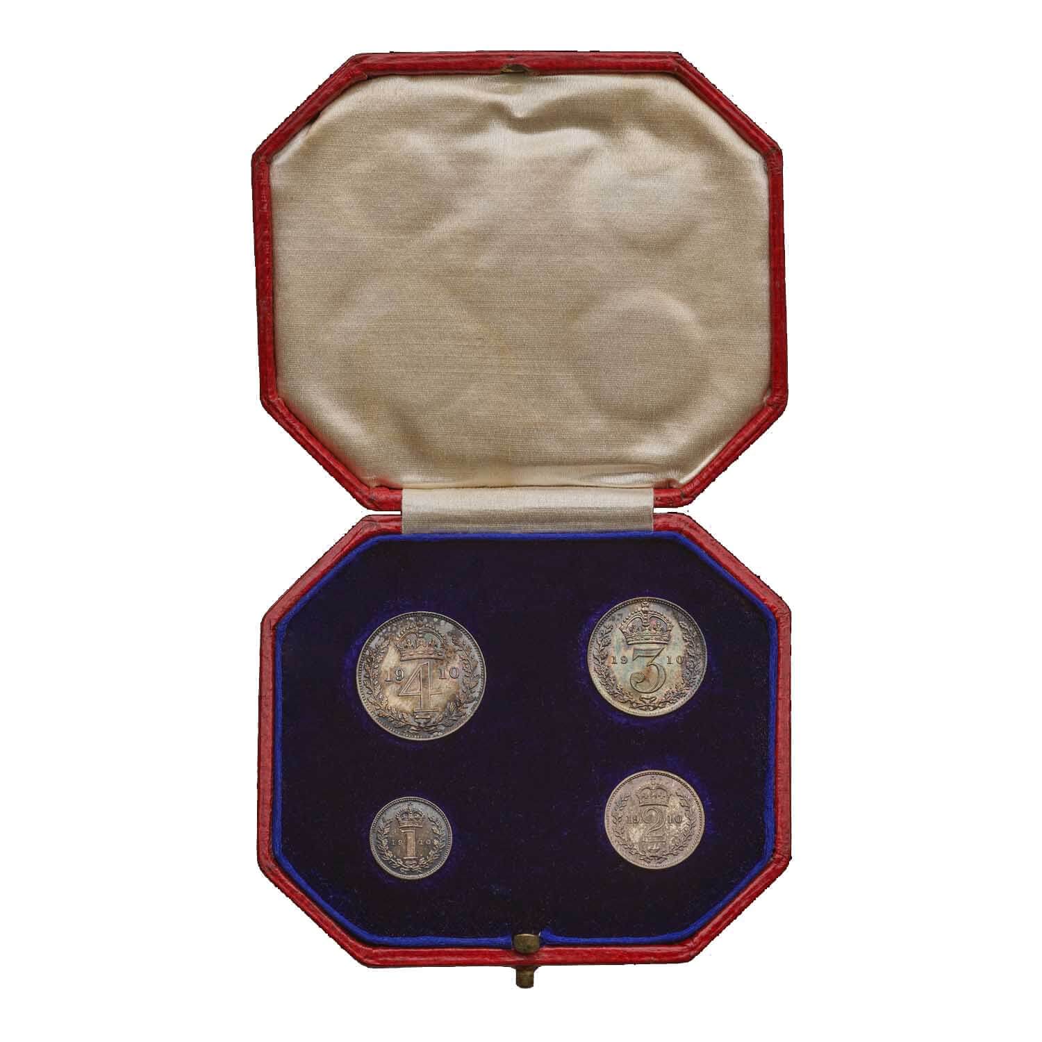 1910 Edward VII Maundy Set