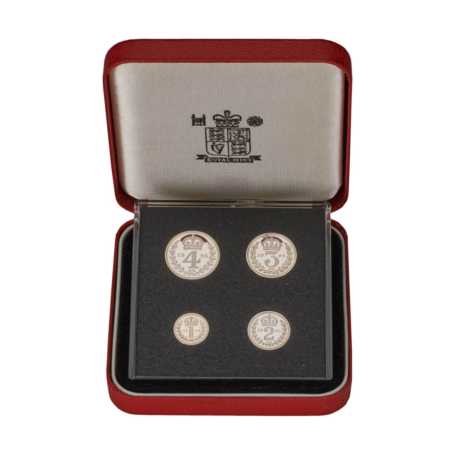 1995 Elizabeth II Maundy Set In Royal Mint Deluxe VIP Box