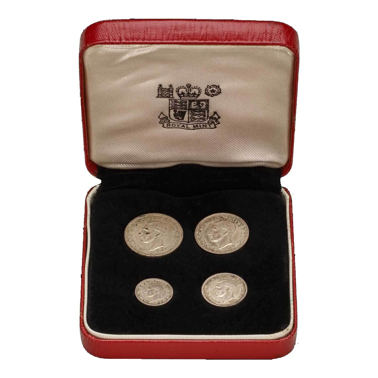 1940 George VI Maundy Set In Royal Mint Case