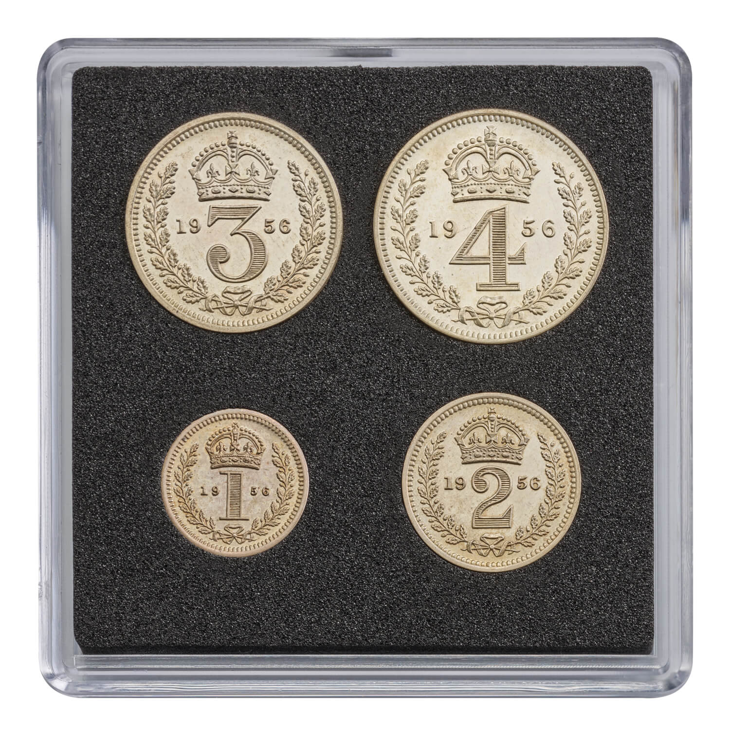 1956 Elizabeth II Silver Maundy Set