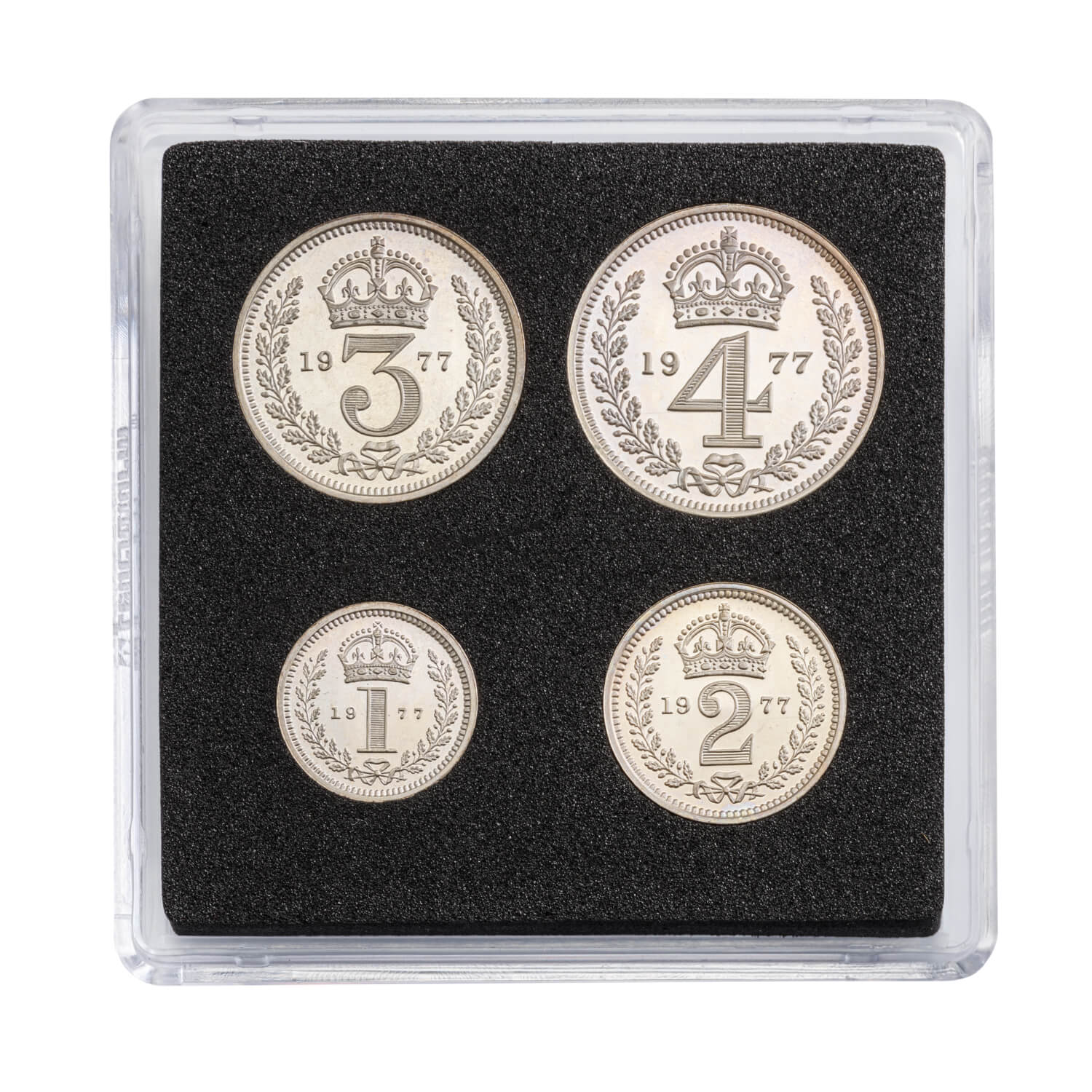1977 Queen Elizabeth II Silver Maundy Set