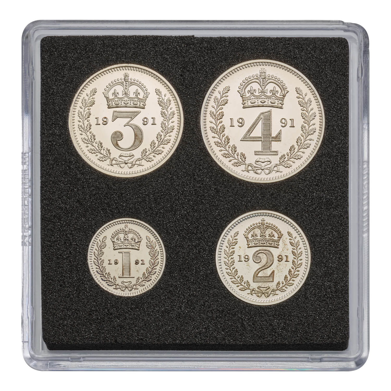 1991 Elizabeth II Silver Maundy Set