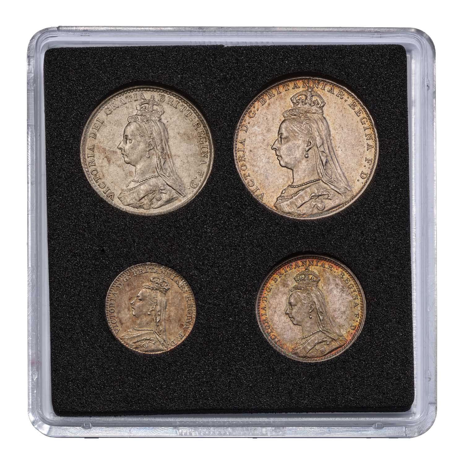 1888 Victoria Maundy Set - Jubilee head