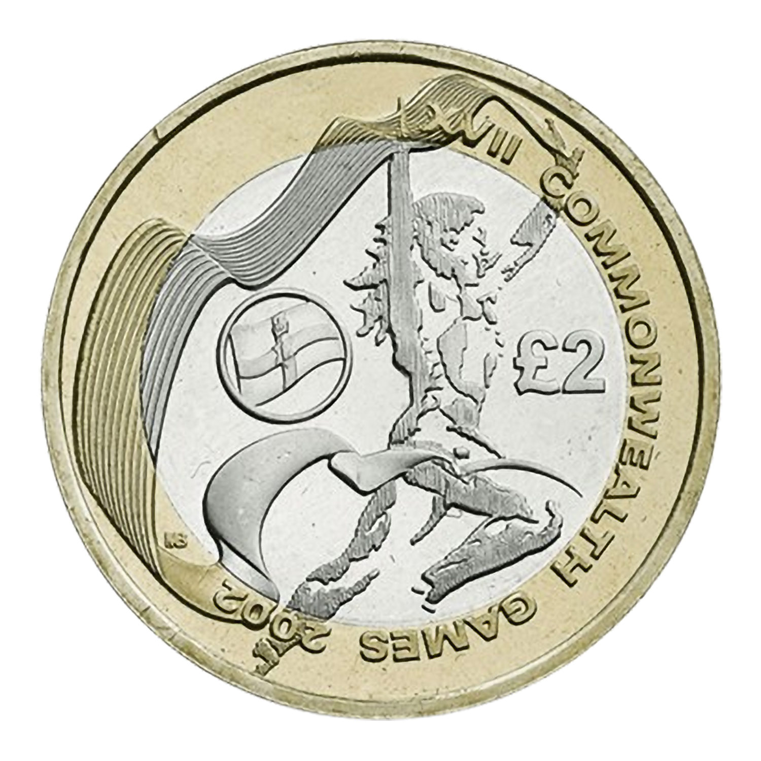 2002 - The XVII Commonwealth Games in Manchester - Northern Ireland £2 Coin