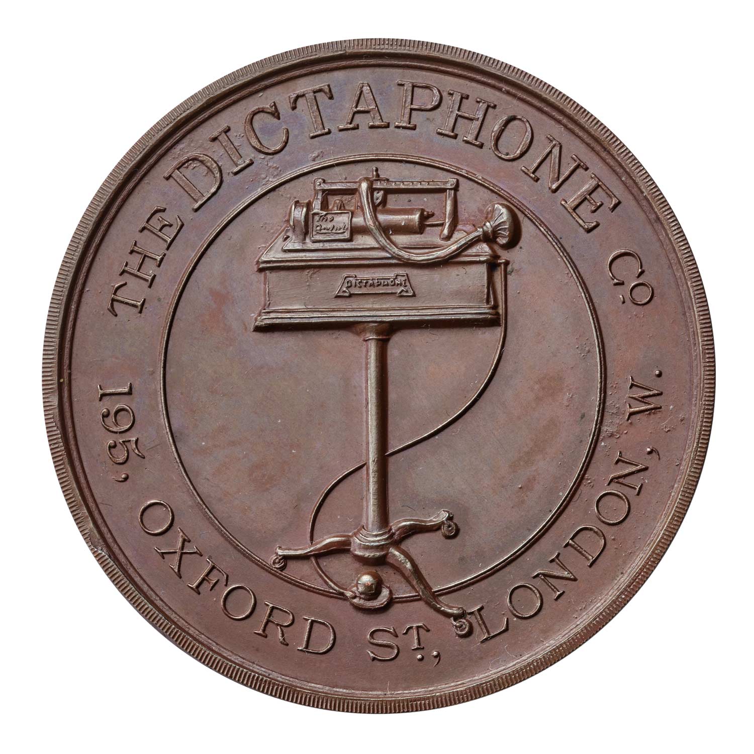 1912 The Dictaphone Company, Business Exhibition London, Bronze Medal