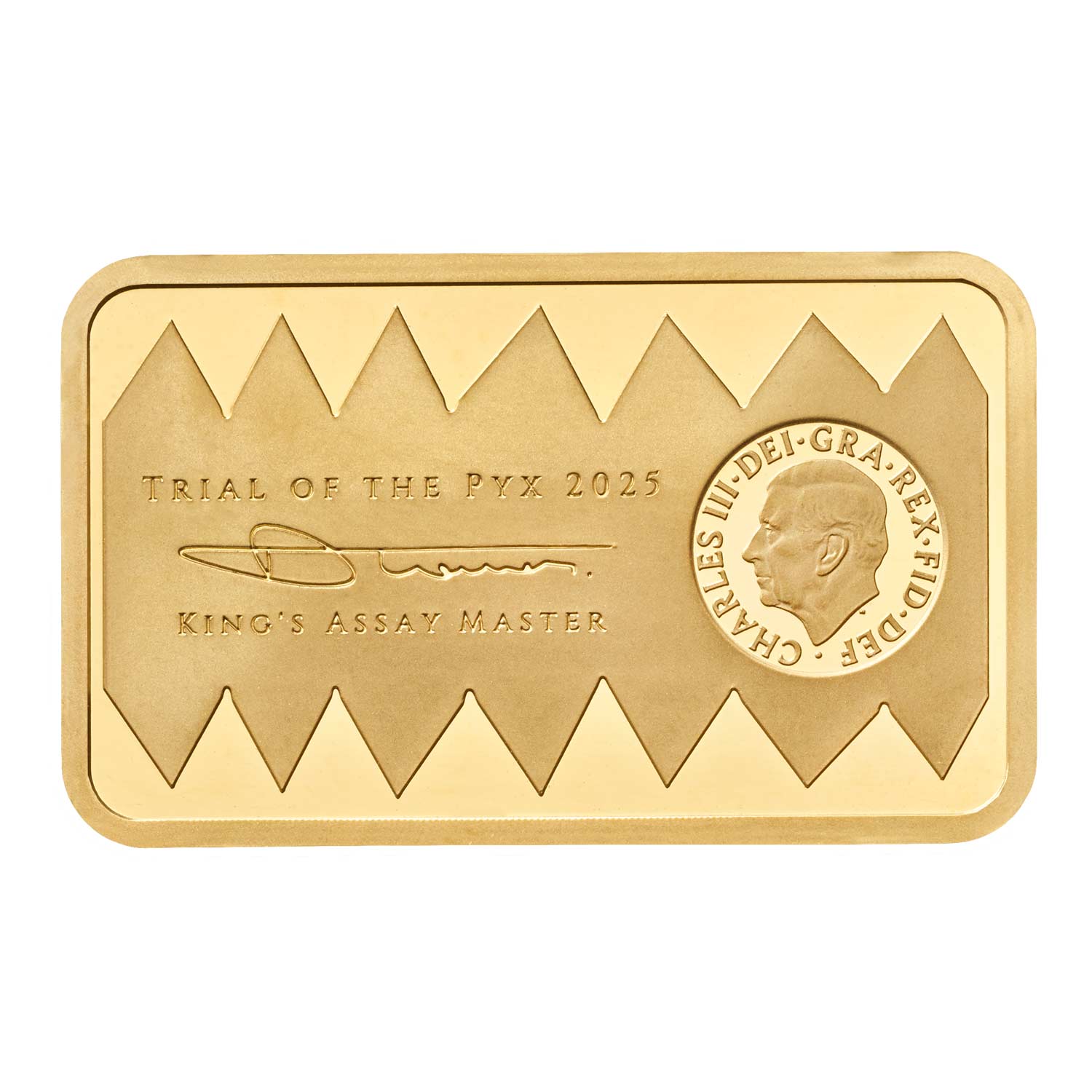 2025 Trial of the Pyx 5g Gold Bar