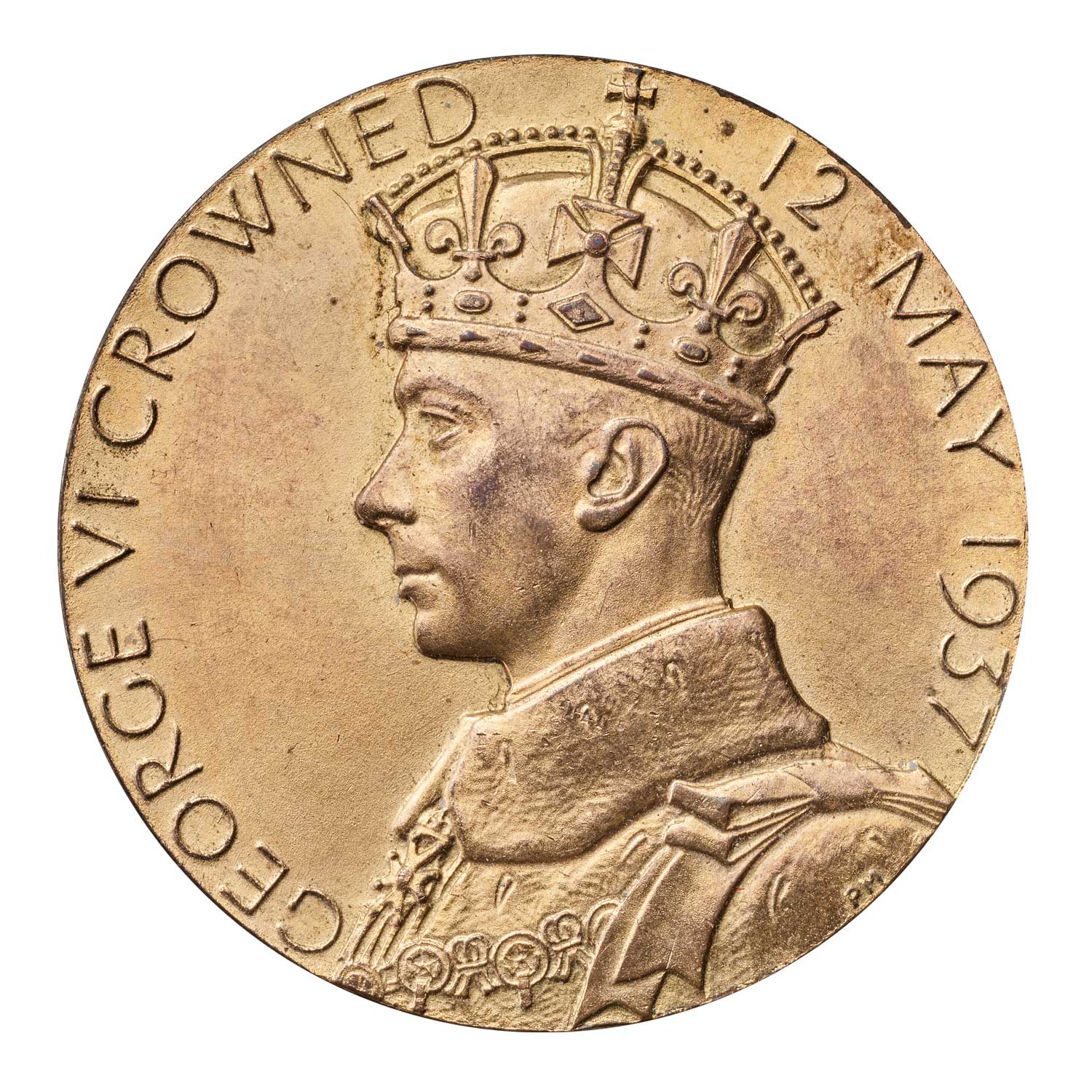 1937 George VI Gilt-Bronze Coronation Medal