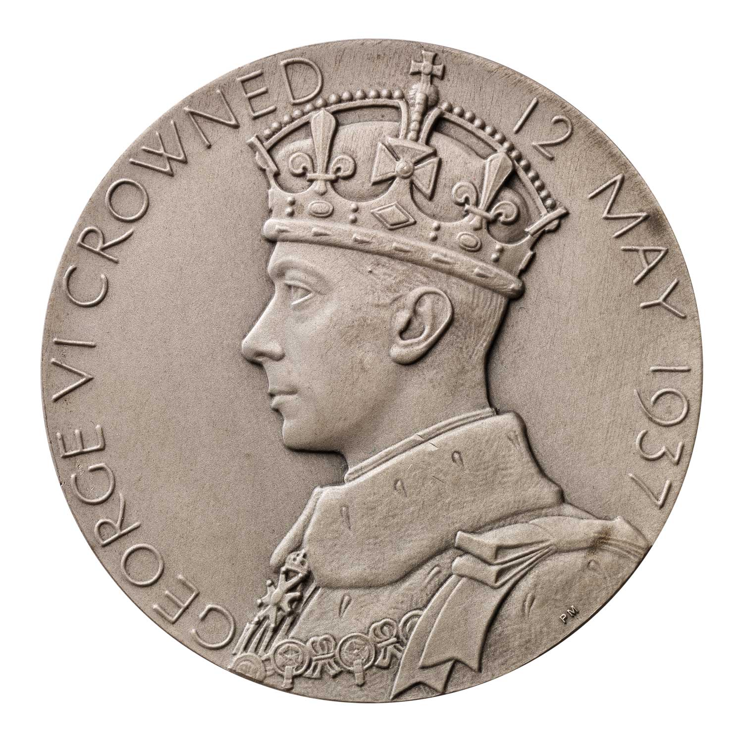 1937 George VI Coronation Large Silver Medal