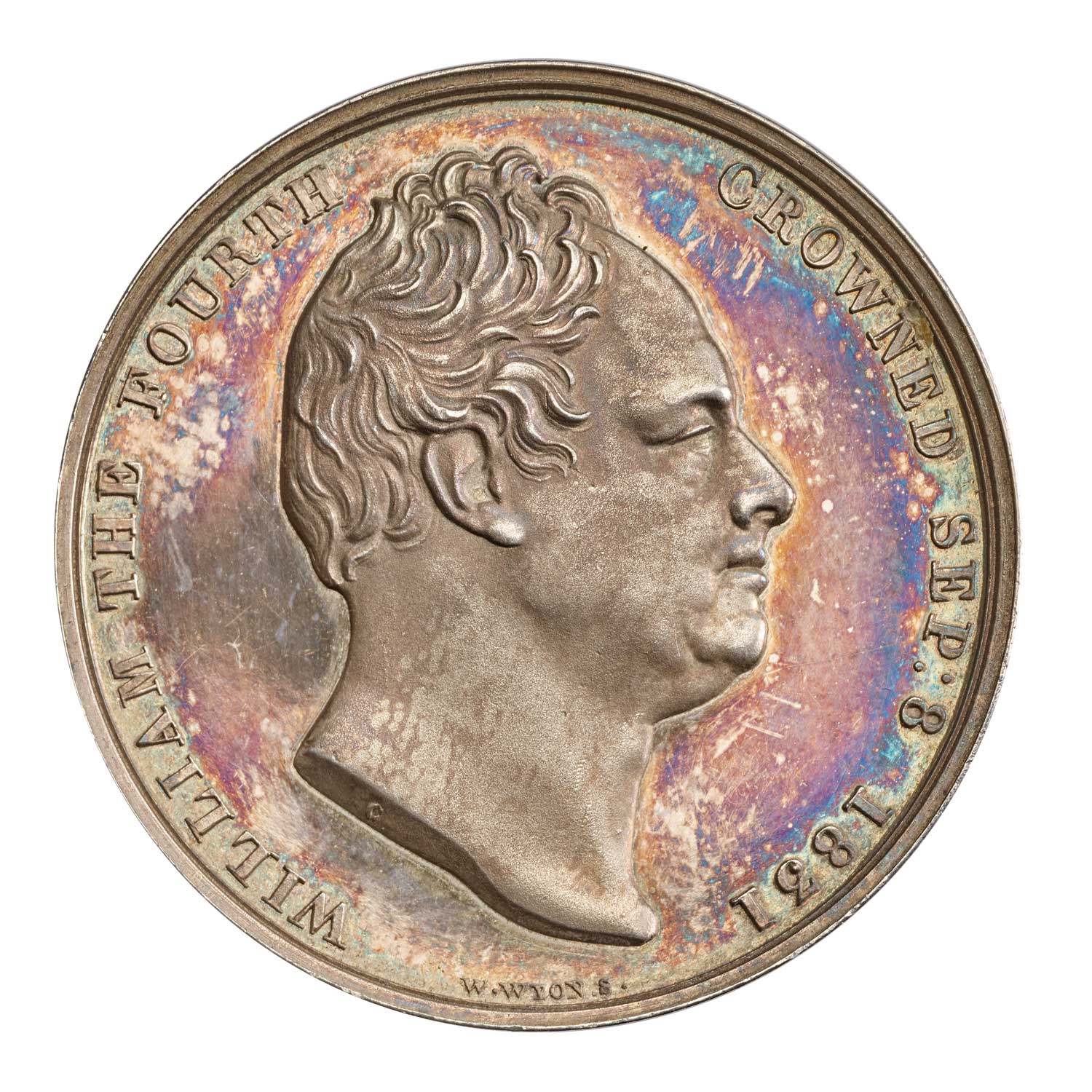 1831, William IV Coronation, Official Silver Medal