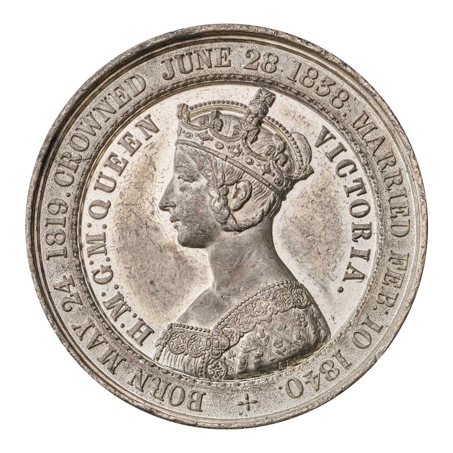 1849 Queen Victoria New Coal Exchange Medal