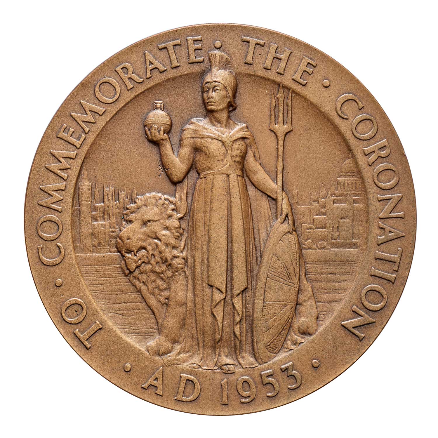 1953 Elizabeth II Coronation Bronze Medal