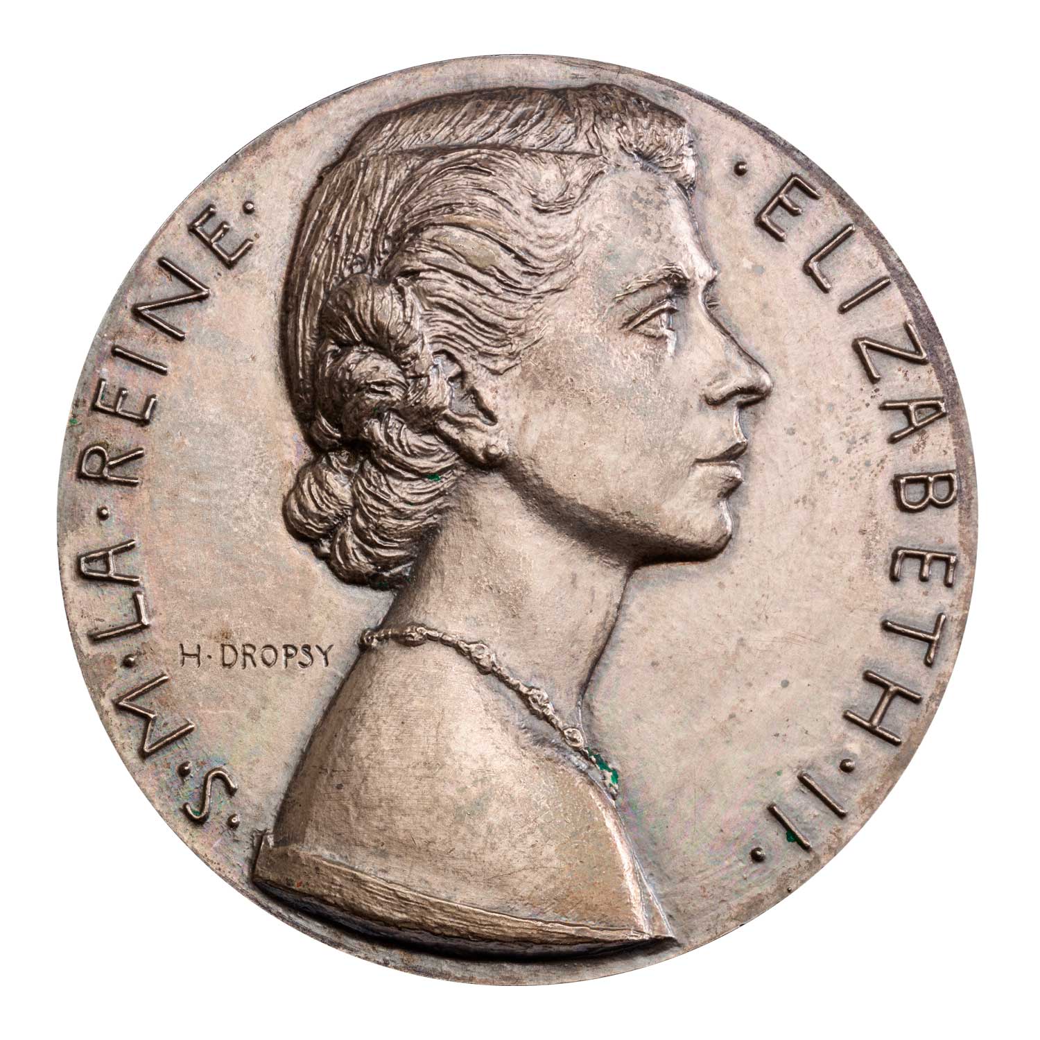 1953 Elizabeth II Coronation Silver Medal