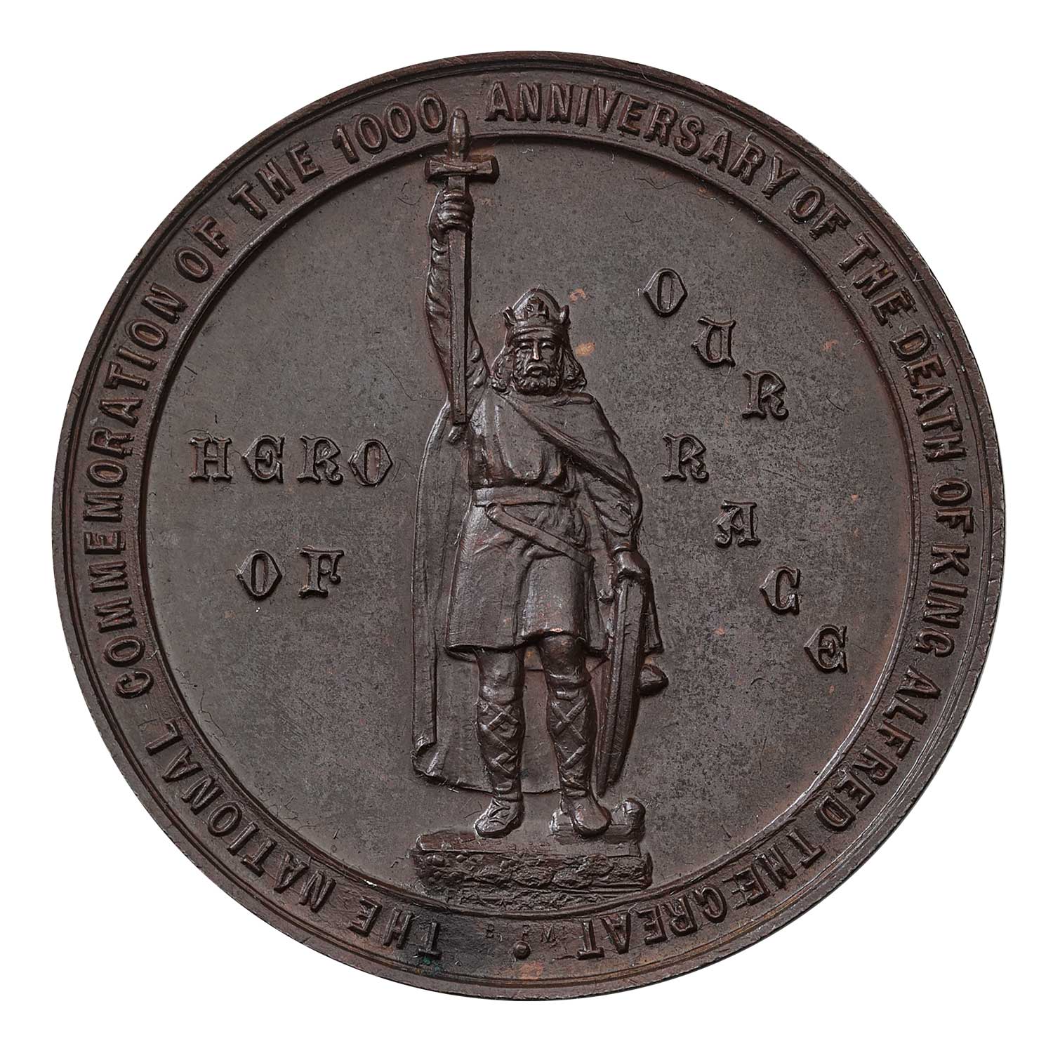 1000th Anniversary of the Death of Alfred the Great Bronze Medal