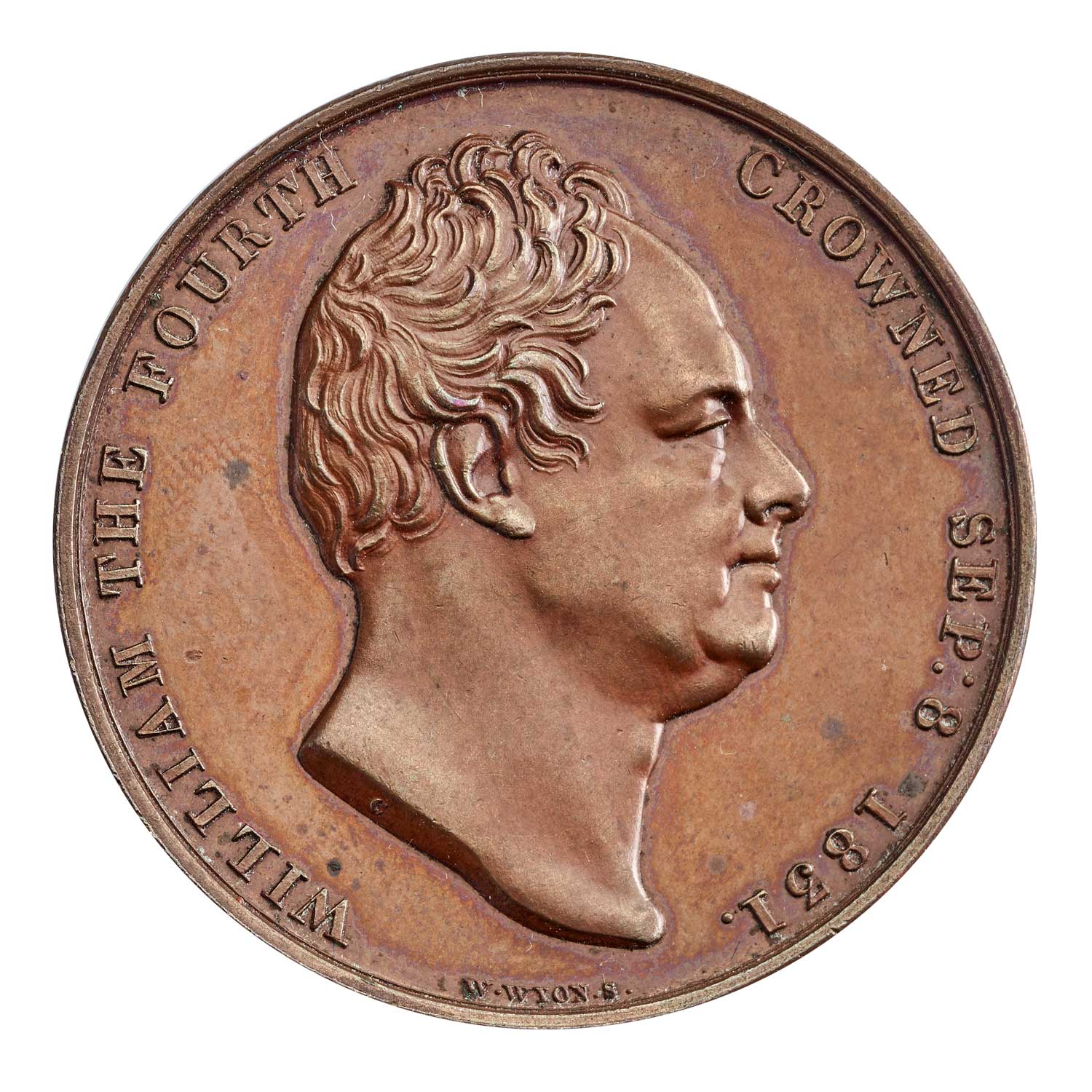 1831 William IV Bronze Coronation Medal