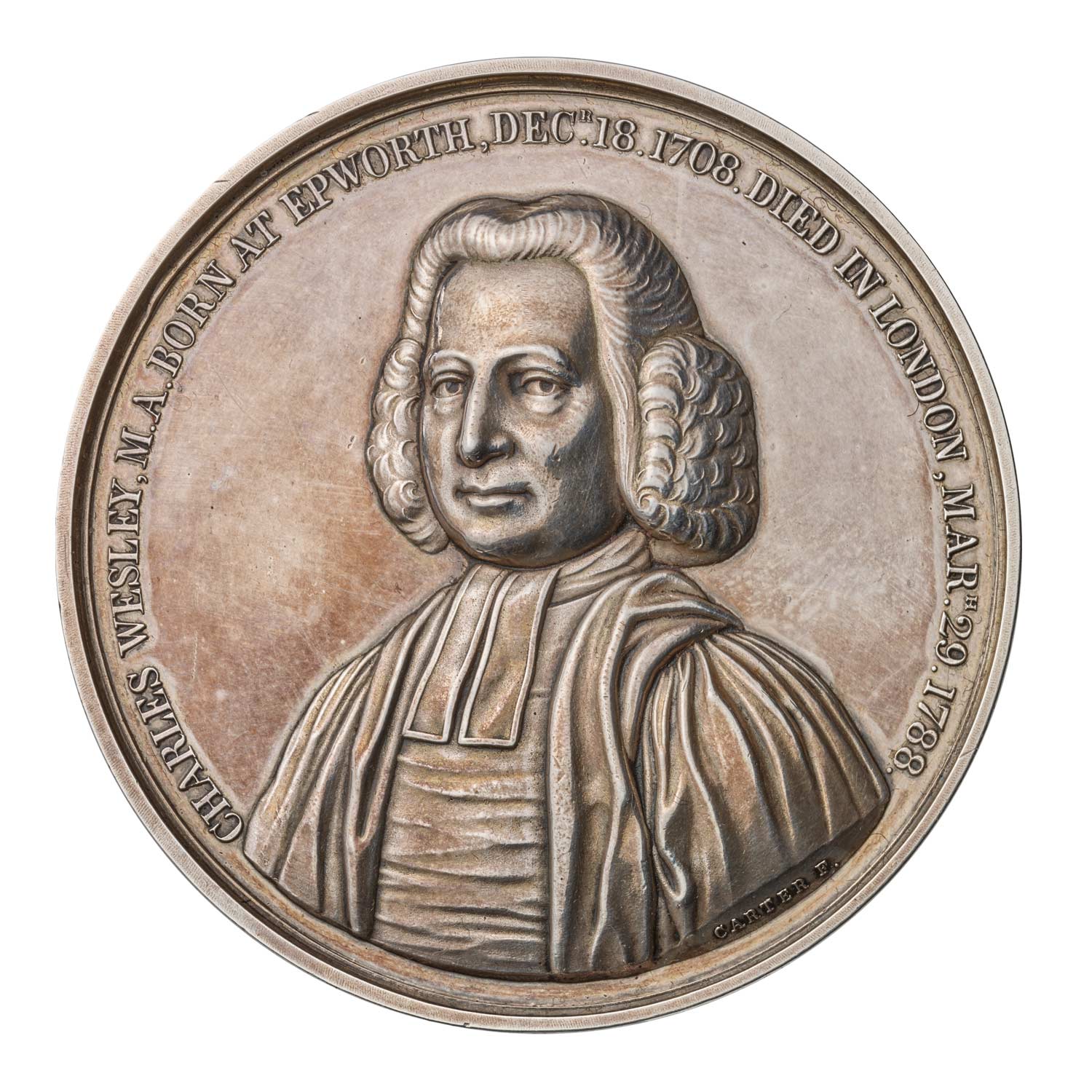 1839 Charles Wesley 'Centenary Wesleyan Methodism' Silver Medal