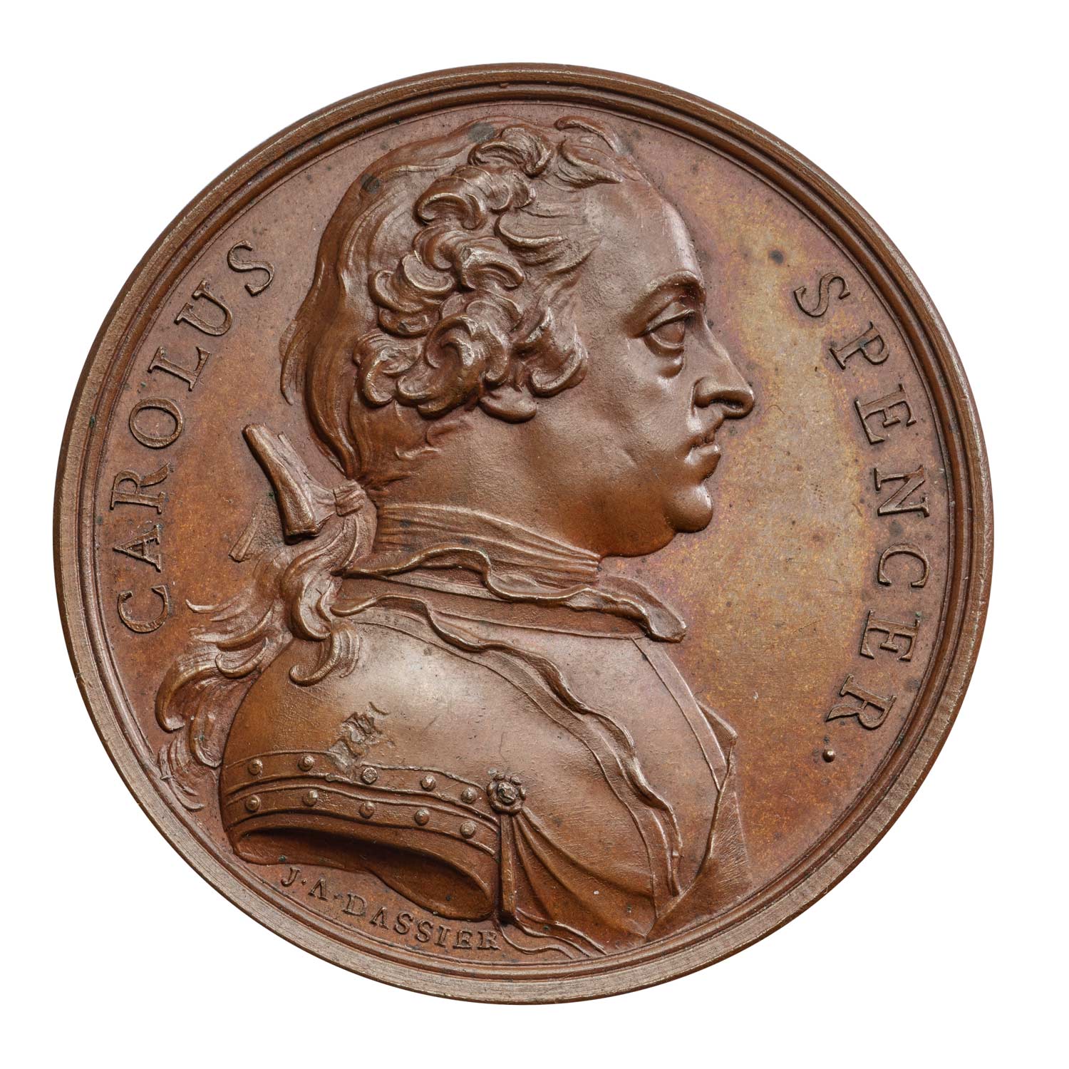 1742 Charles Spencer, 3rd Duke of Marlborough, Bronze Medal