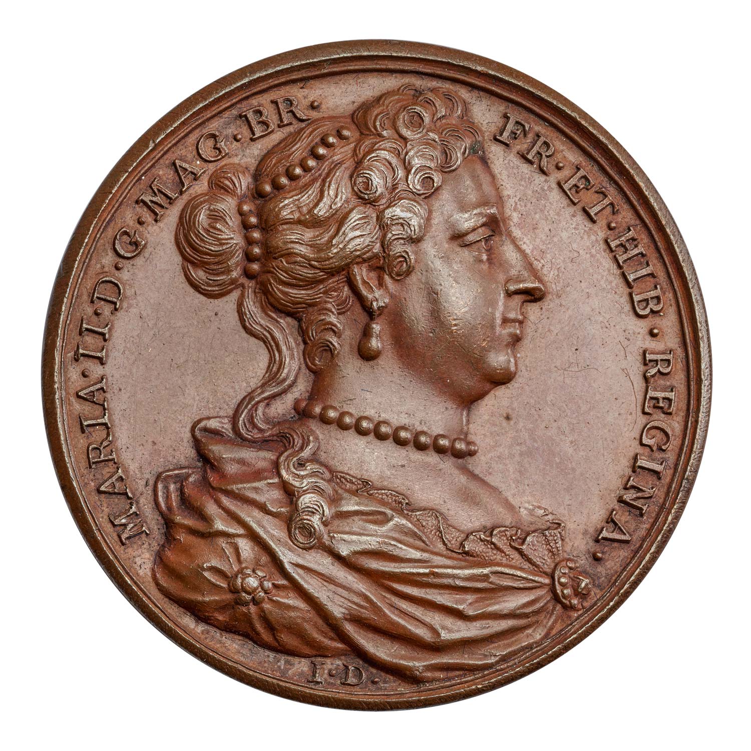 1694 Mary II 'Dassier' Bronze Medal