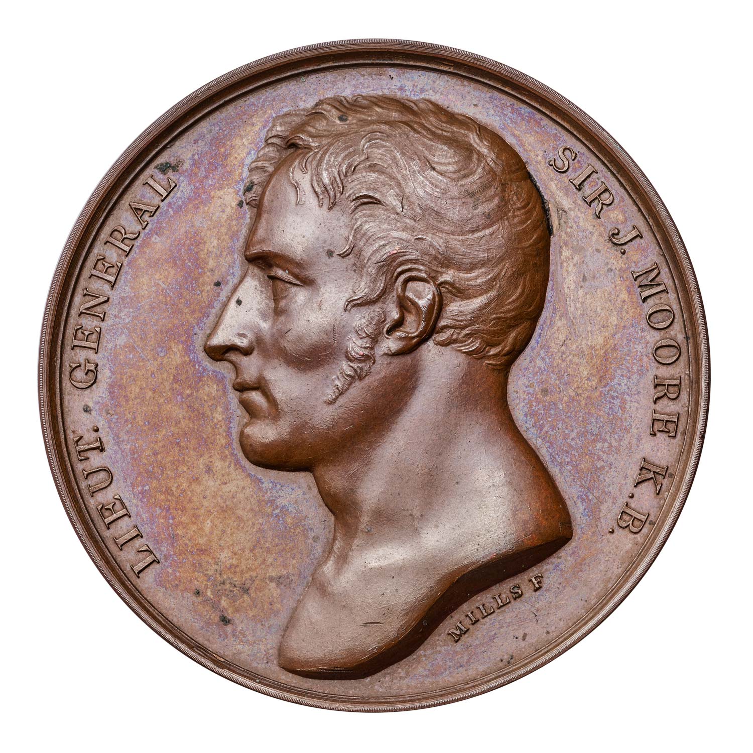 1809, Death of Sir John Moore, Bronze Medal