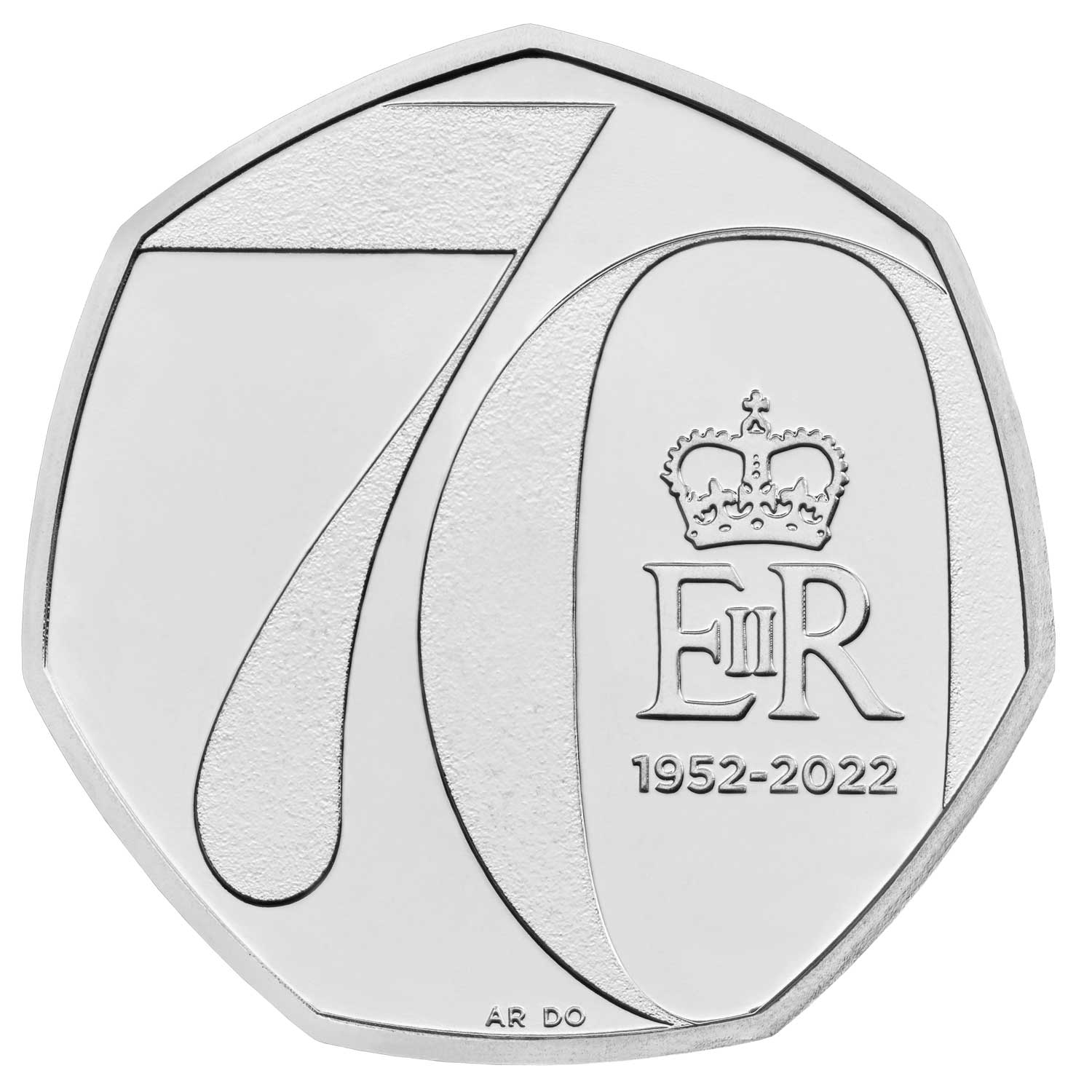 2022 Elizabeth II Platinum Jubilee 50p Coin