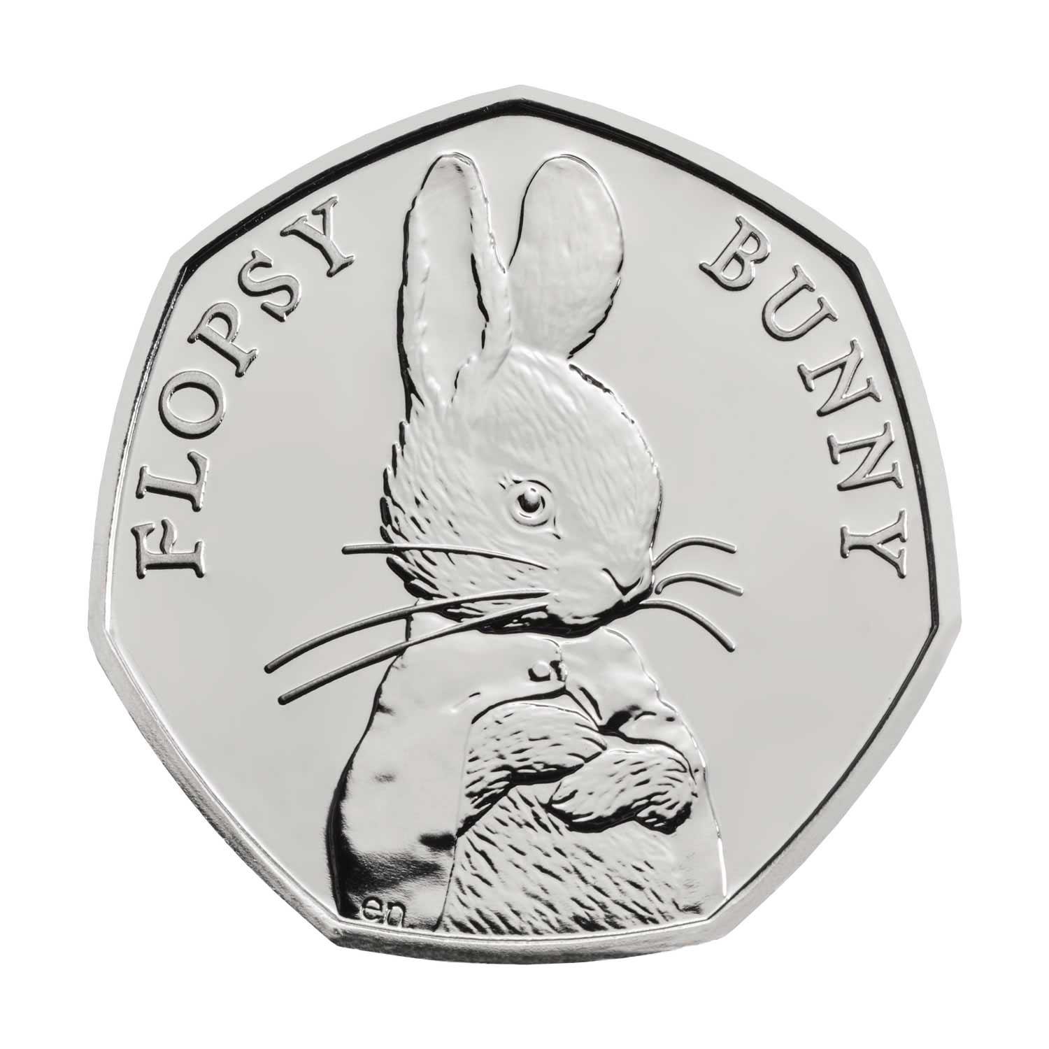 2018 Elizabeth II 'Beatrix Potter - Flopsy Bunny' 50p Coin