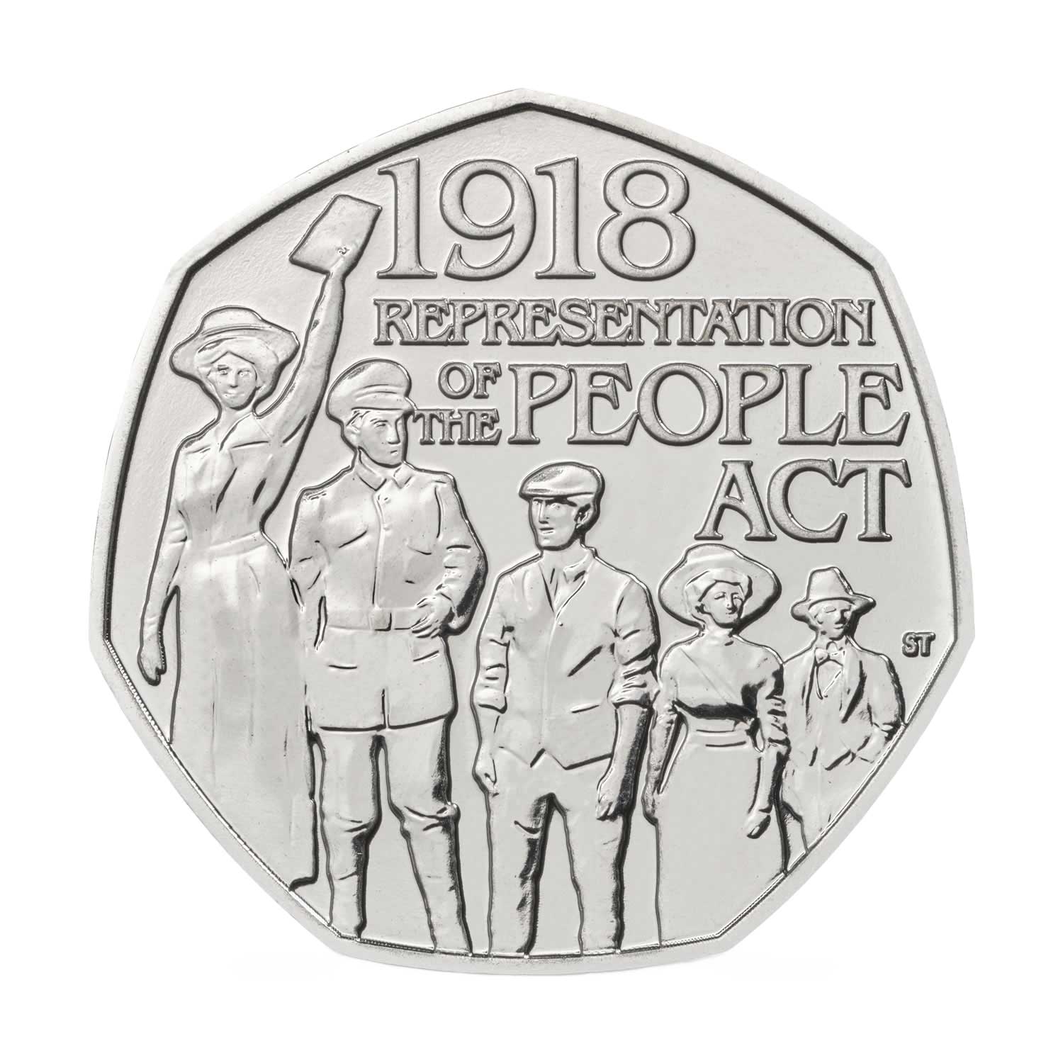 2018 Elizabeth II 'Representation of the People Act' 50p Coin