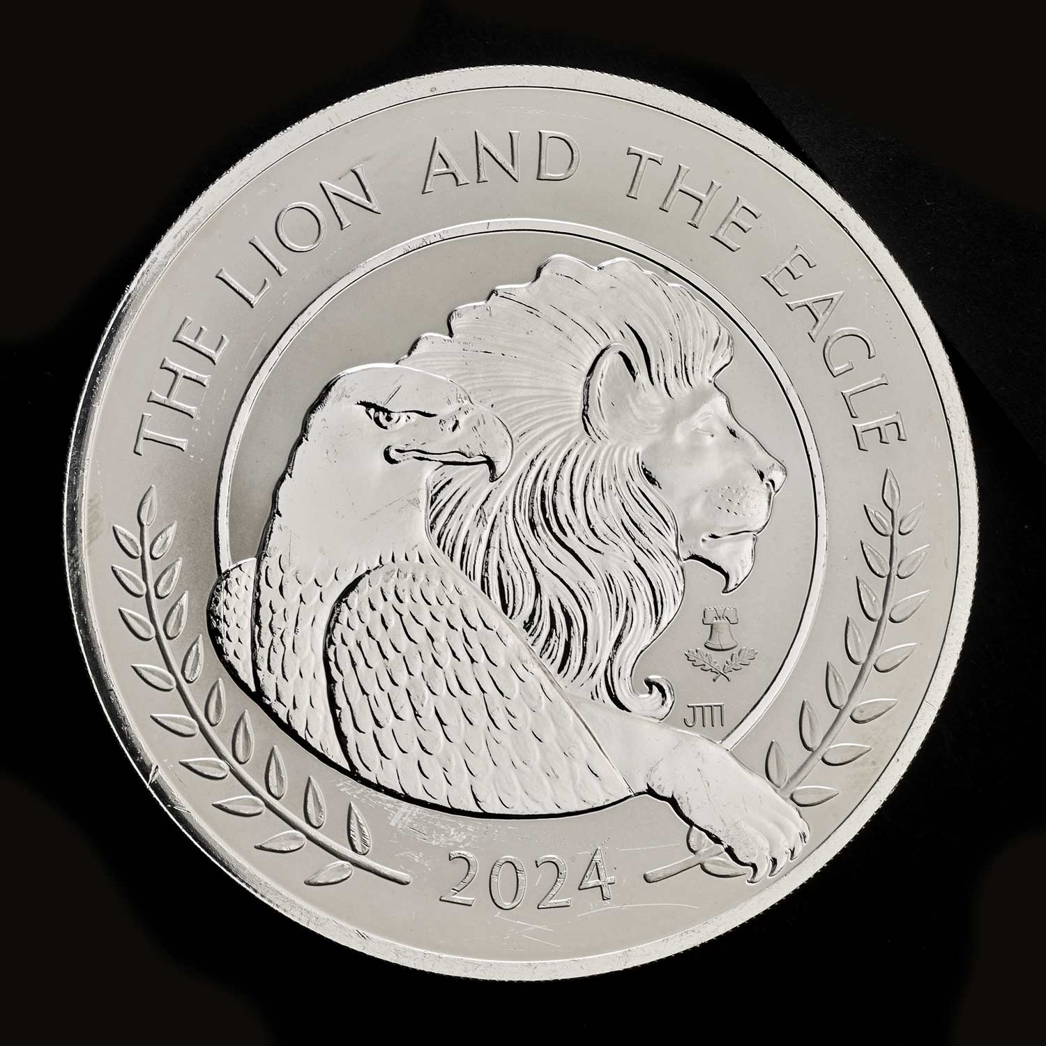 The Lion and The Eagle 2024 UK 5oz Silver Proof Coin
