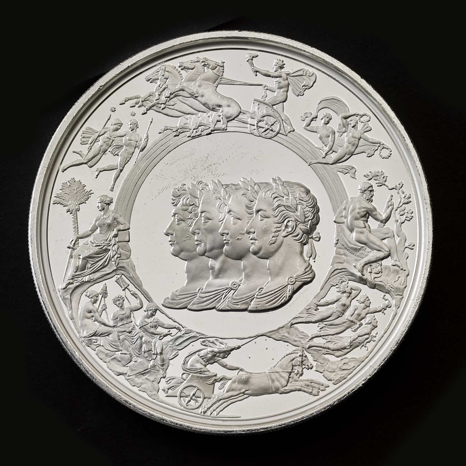 The Waterloo Medal Allied Leaders 2024 UK 5oz Silver Proof Coin