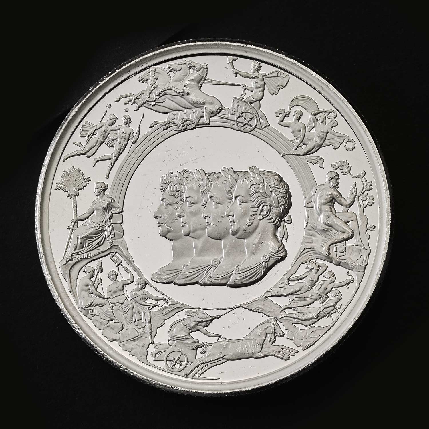 The Waterloo Medal Allied Leaders 2024 UK 2oz Silver Proof Coin