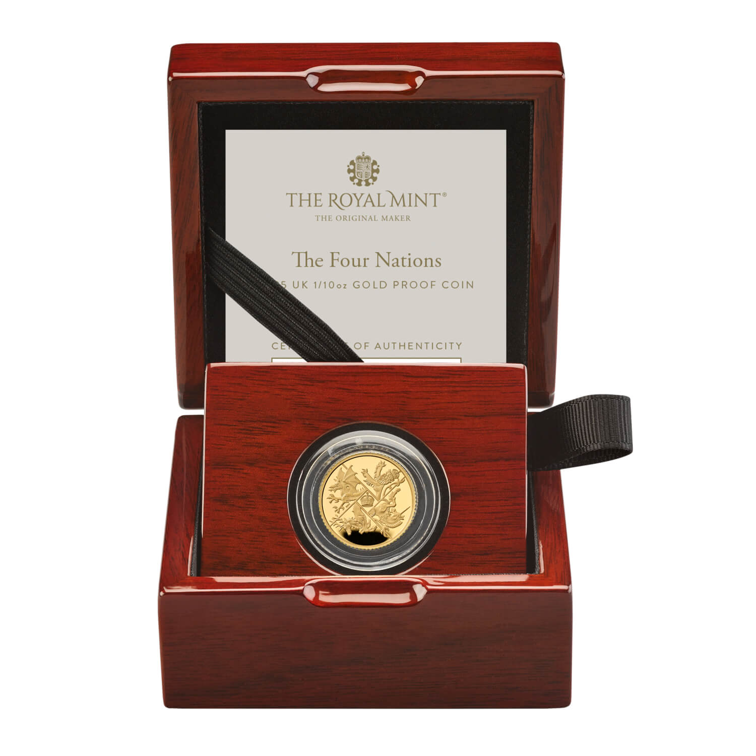 The Four Nations 2025 UK 1/10th oz Gold Proof Coin