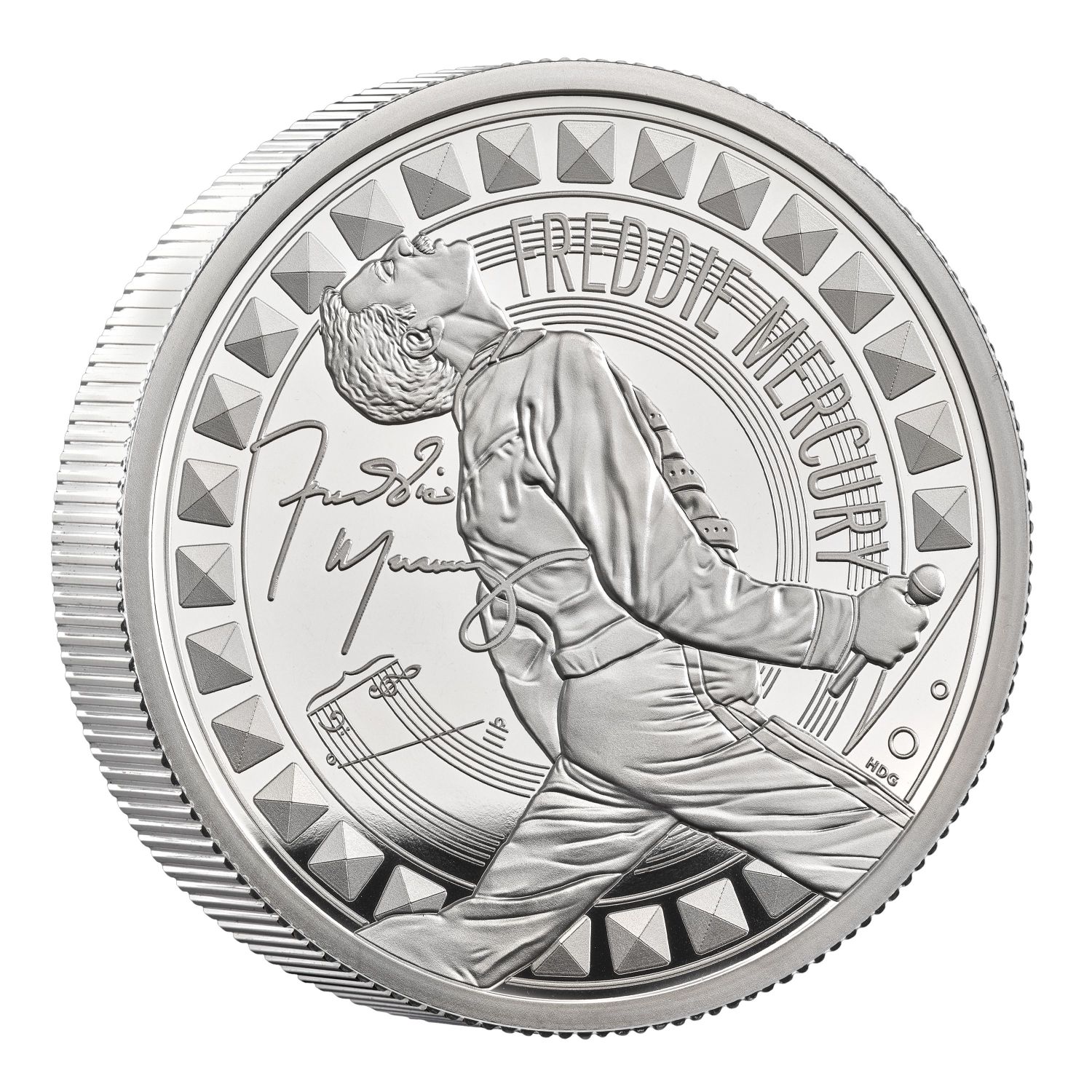 Freddie Mercury 2025 UK 2oz Silver Proof Coin