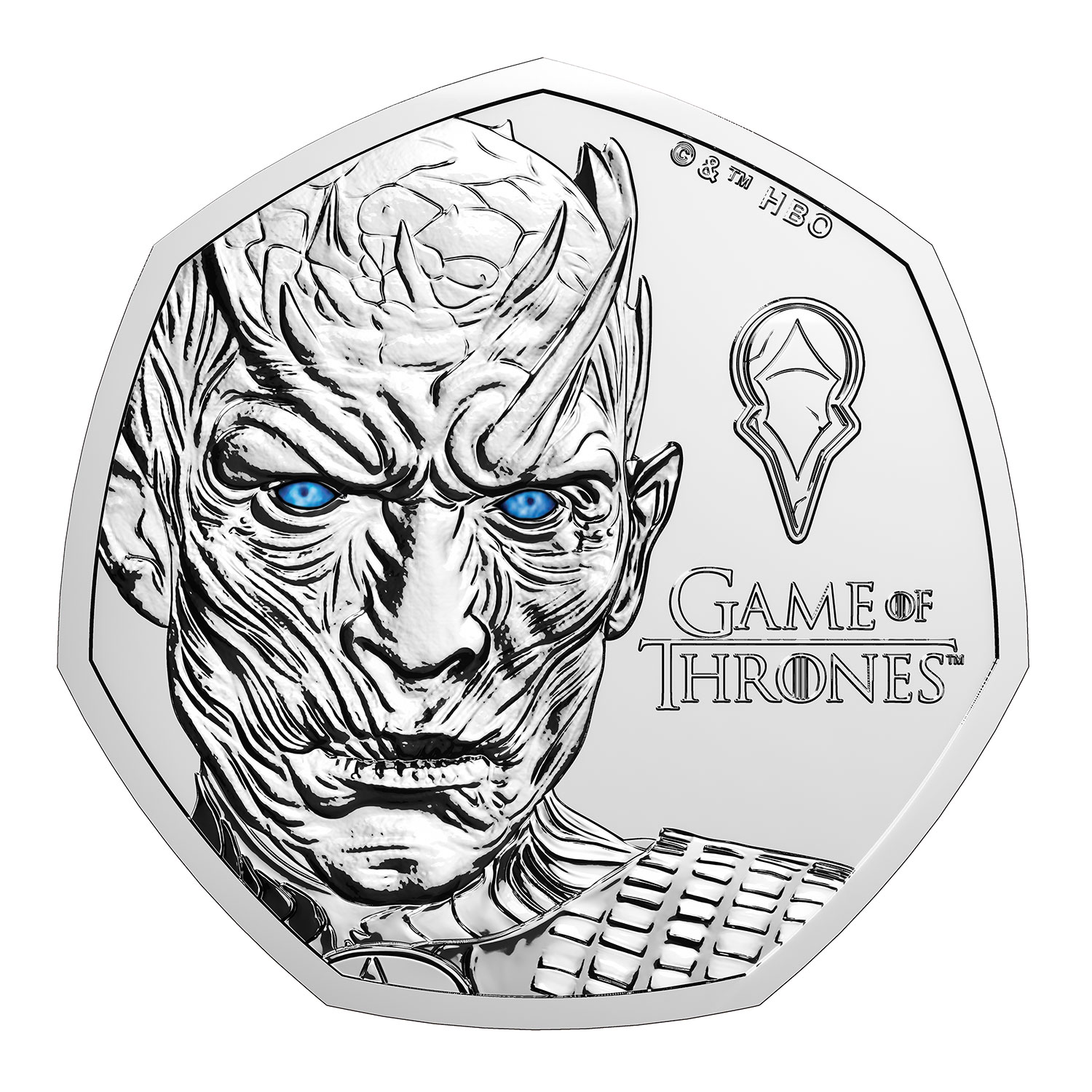Game of Thrones (Ice) 2026 UK 50p Brilliant Uncirculated Colour Coin