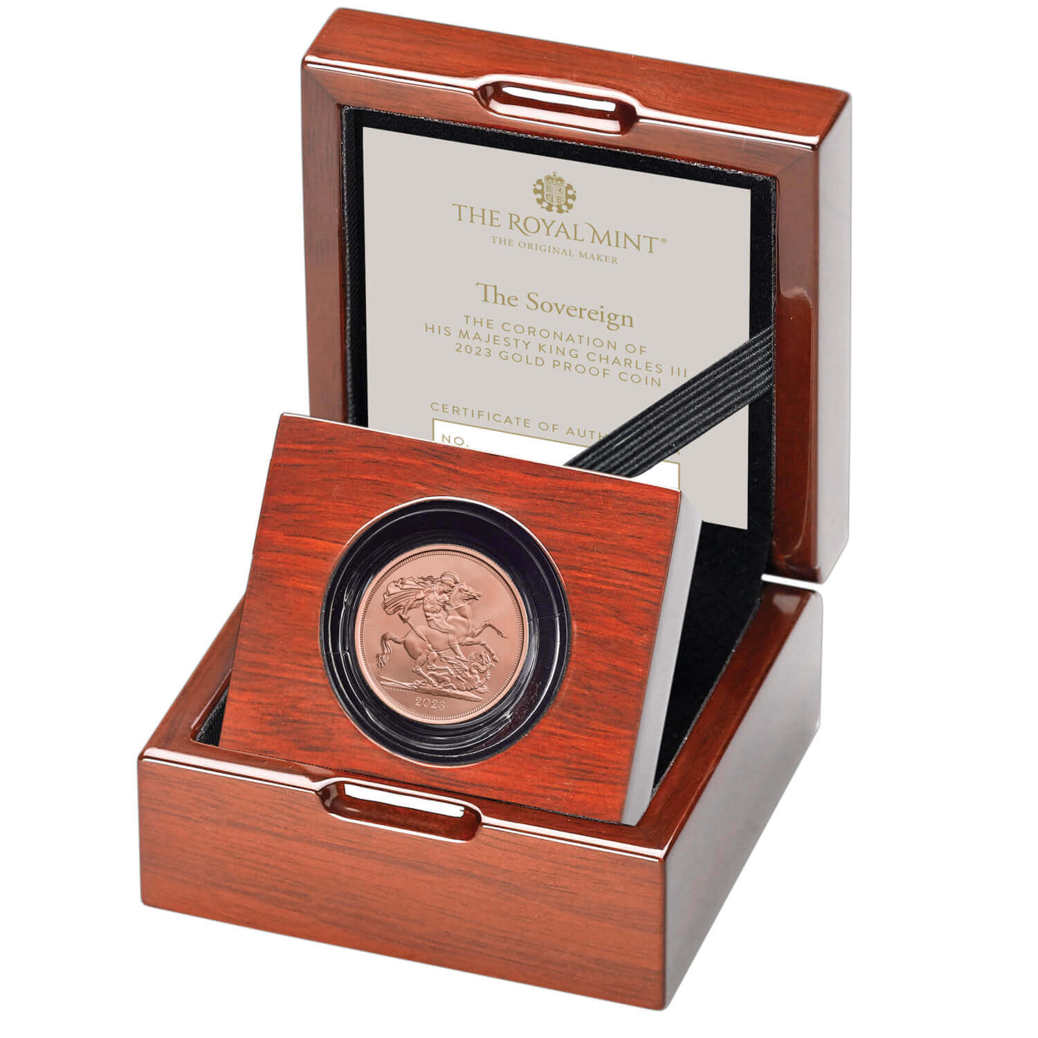 The Coronation of His Majesty King Charles III Five Sovereign Piece 2023 Brilliant Uncirculated Coin