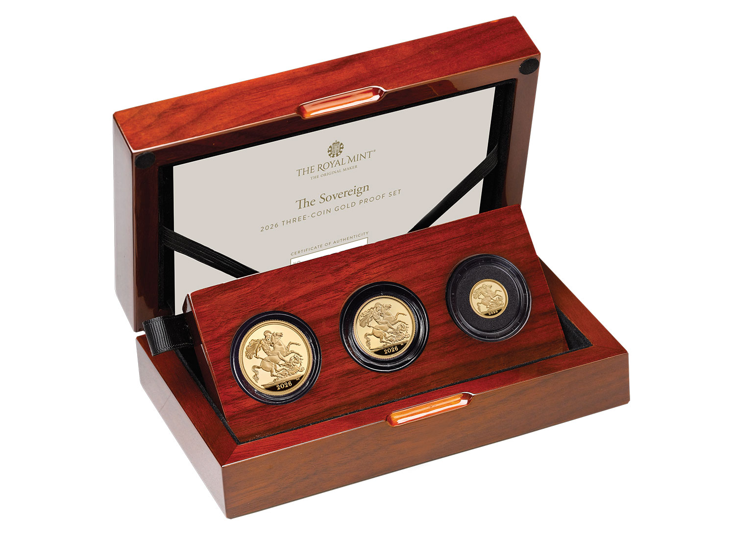 The Sovereign 2026 Three-Coin Gold Proof Set