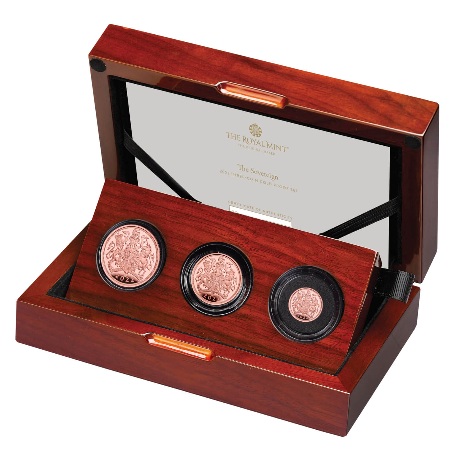 The Sovereign 2022 Three Coin Gold Proof Set