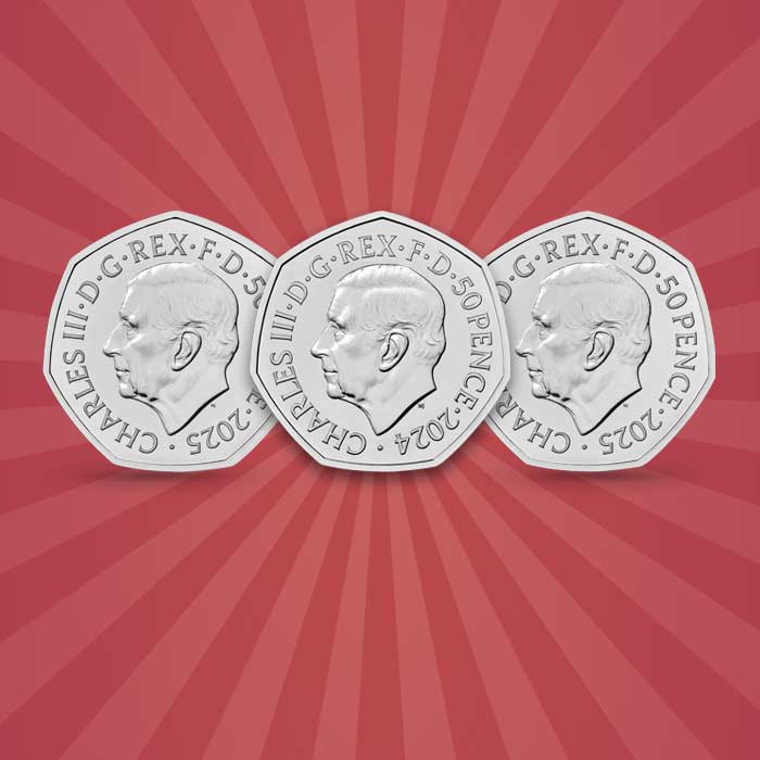 Mystery 50p Brilliant Uncirculated Coin Bundle