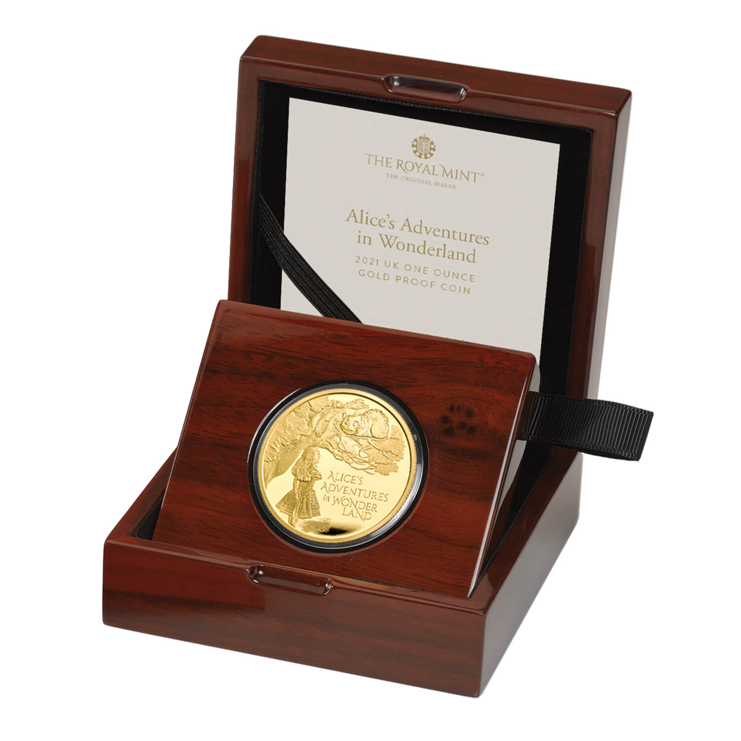 Alice's Adventures in Wonderland 2021 UK One Ounce Gold Proof Coin