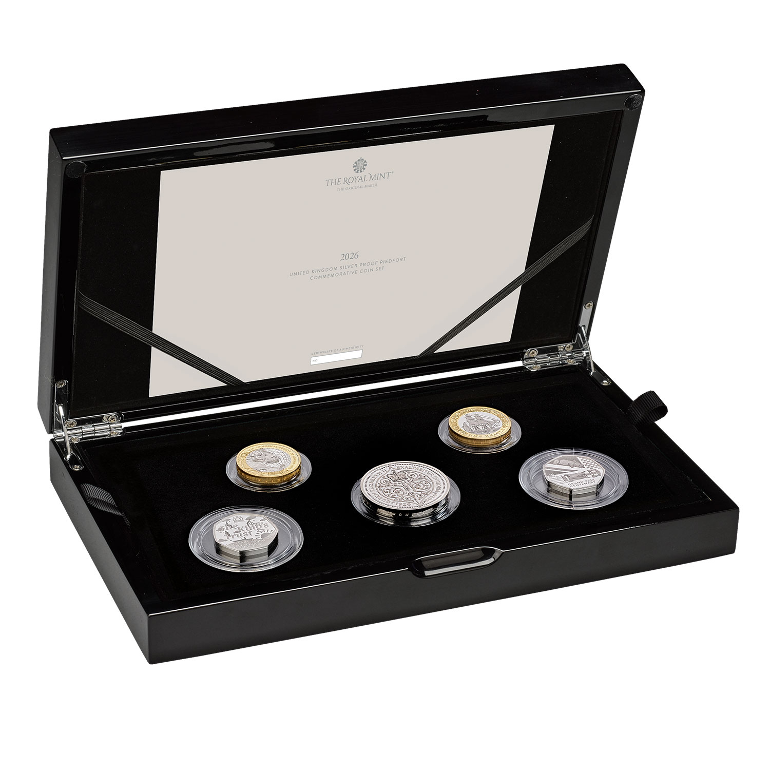 The 2026 United Kingdom Silver Proof Piedfort Commemorative Coin Set