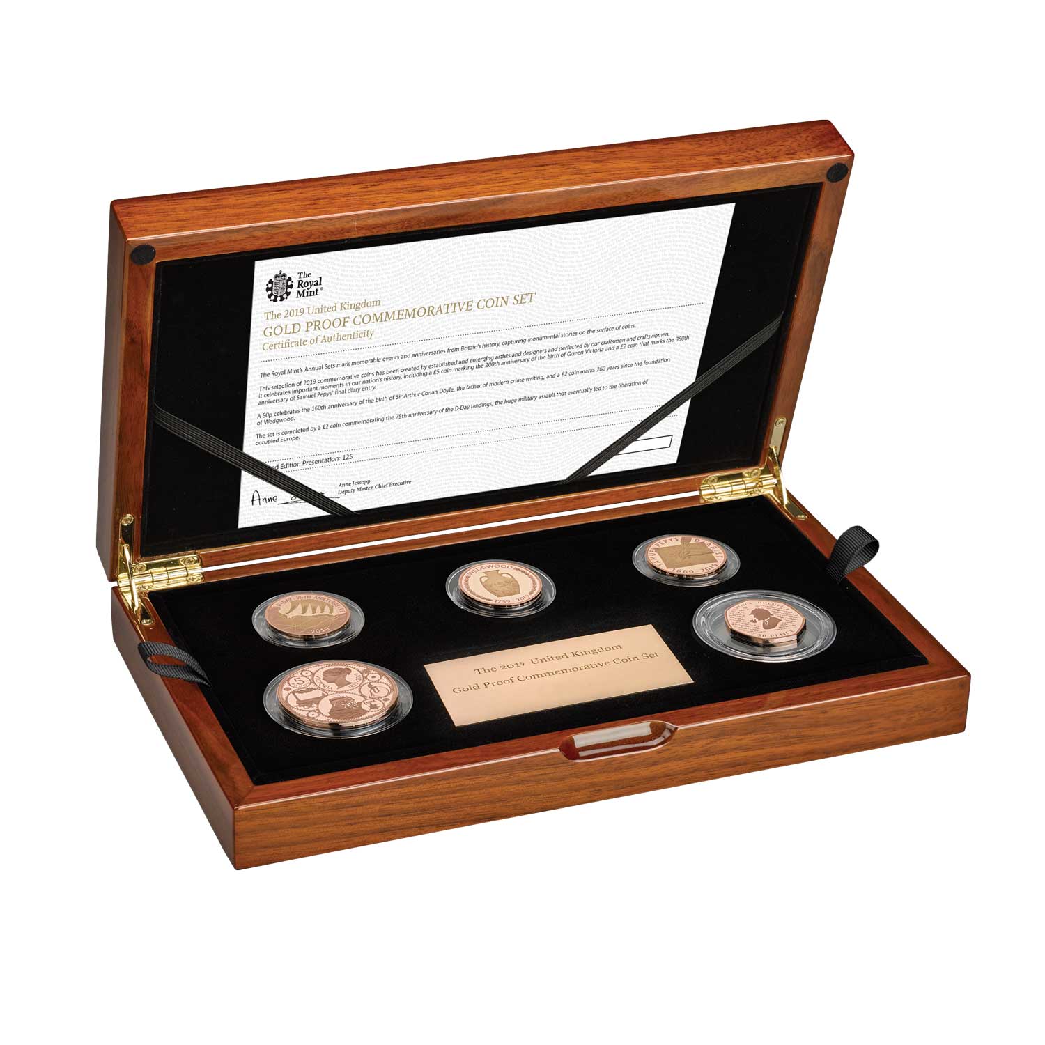 The 2019 United Kingdom Gold Proof Commemorative Coin Set