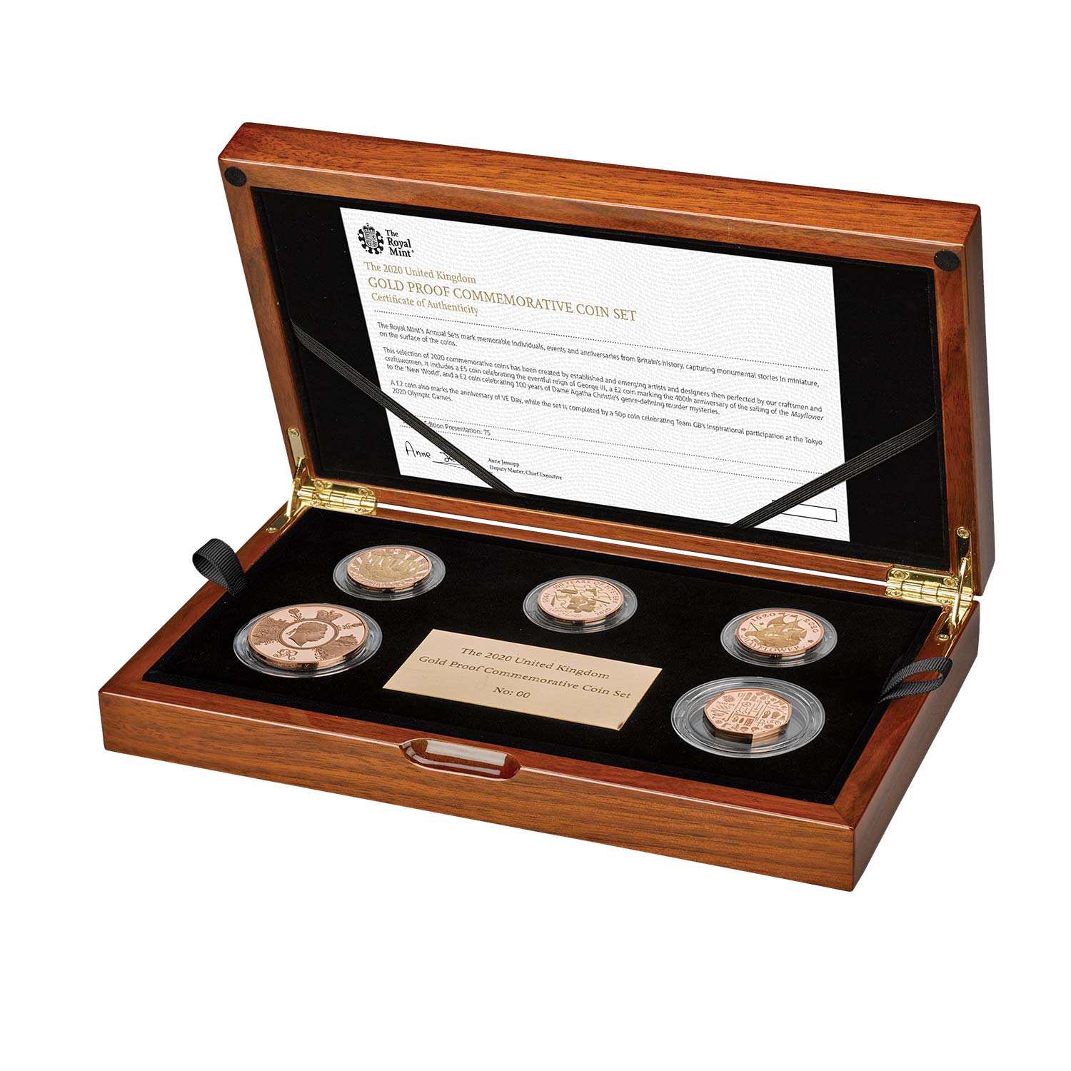 The 2020 United Kingdom Gold Proof Commemorative Coin Set