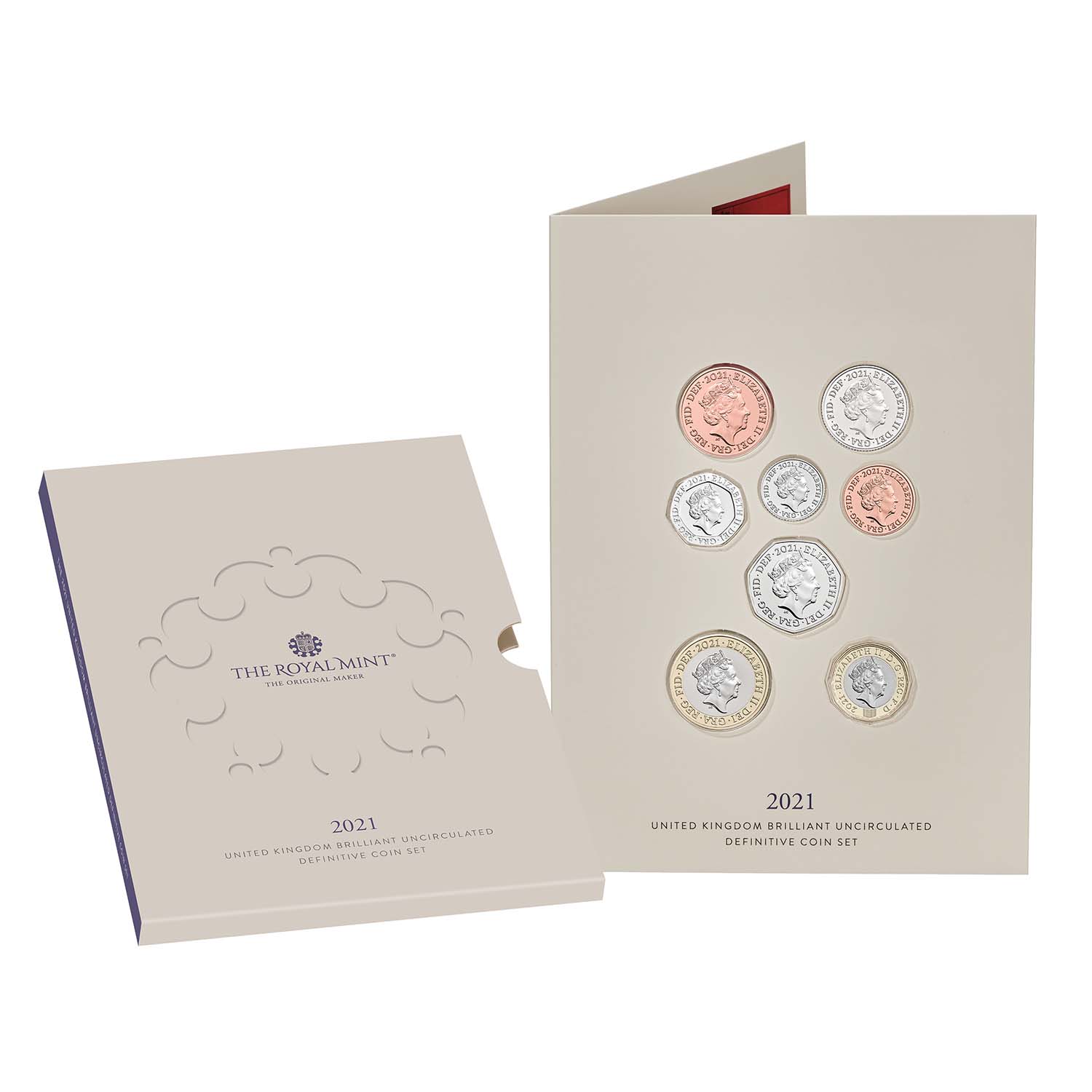 The 2021 United Kingdom Brilliant Uncirculated Definitive Coin Set