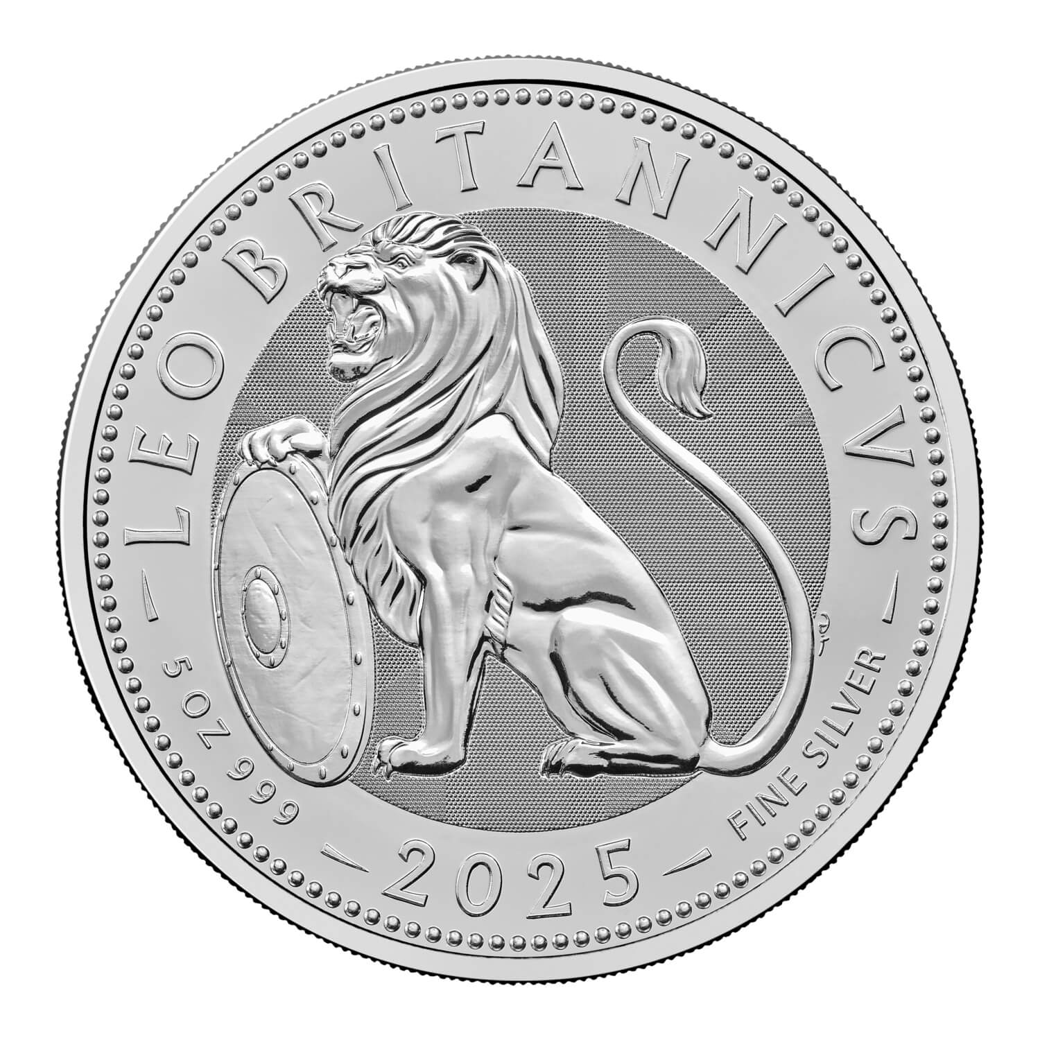 British Lion 2025 UK 5oz Silver Bullion Coin