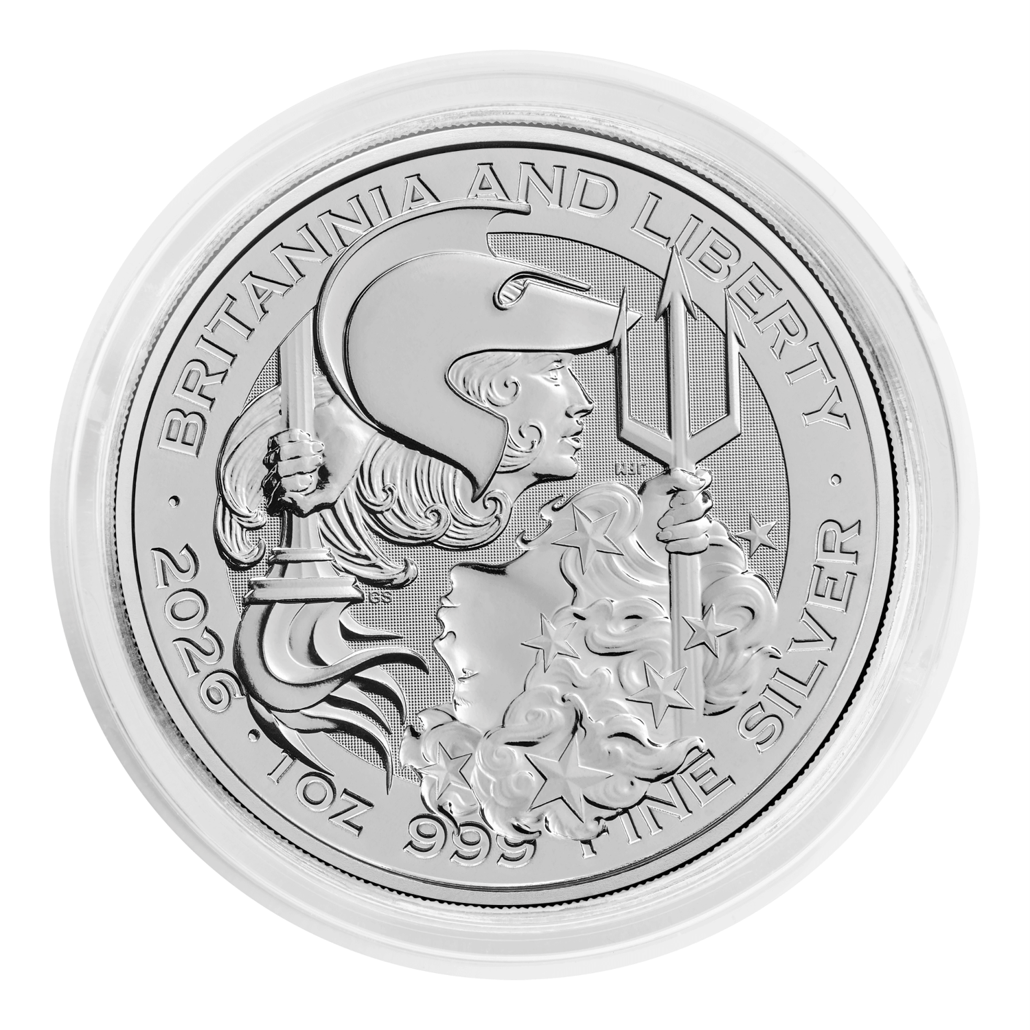 Britannia and Liberty 2026 1oz Silver Bullion Coin