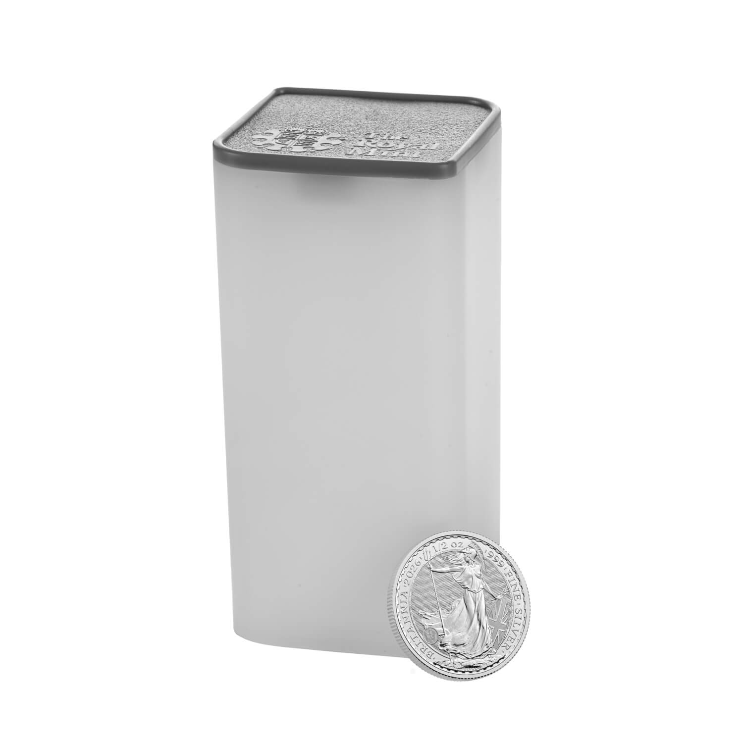 Britannia 2026 1/2 oz Silver Bullion Twenty-Five-Coin Tube