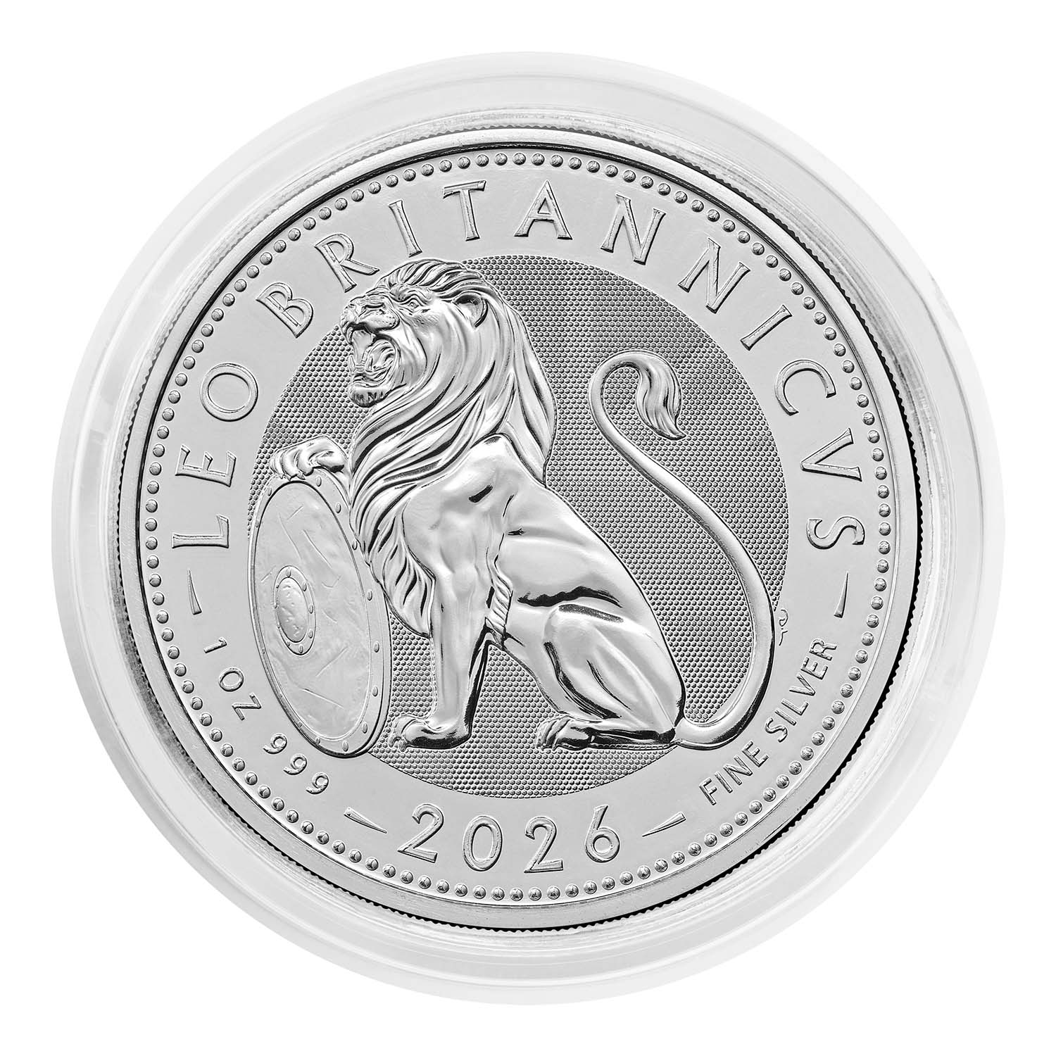 The British Lion 2026 1oz Silver Bullion Coin