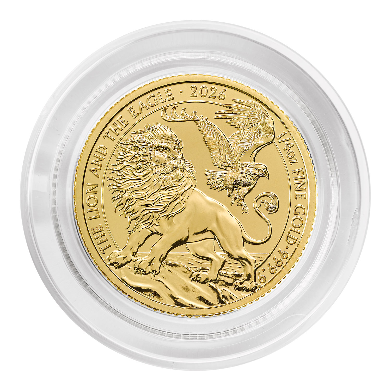 The Lion and the Eagle 2026 1/4oz Gold Bullion Coin
